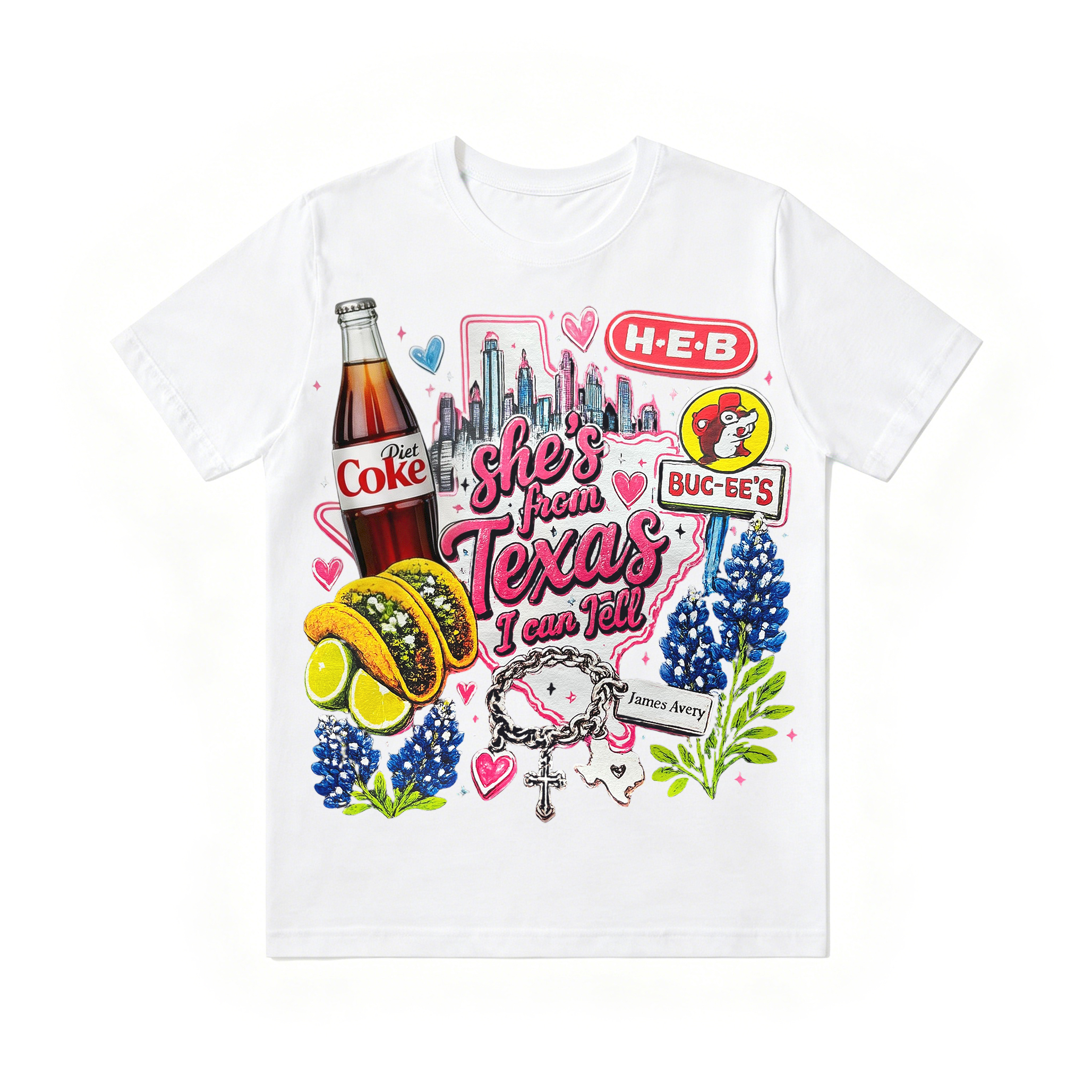 Shes from texas i can tell Unisex T-shirt