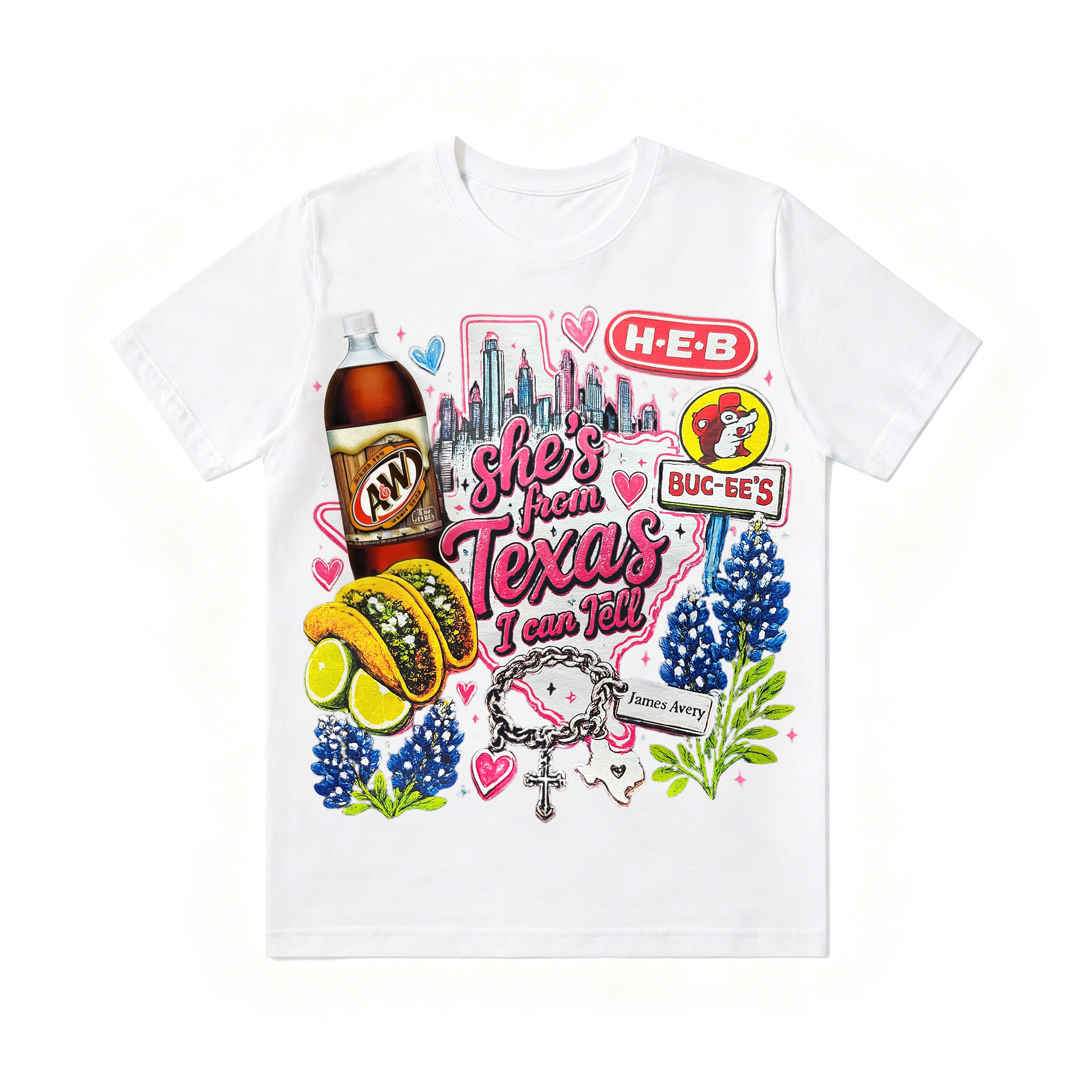 Shes from texas i can tell Unisex T-shirt