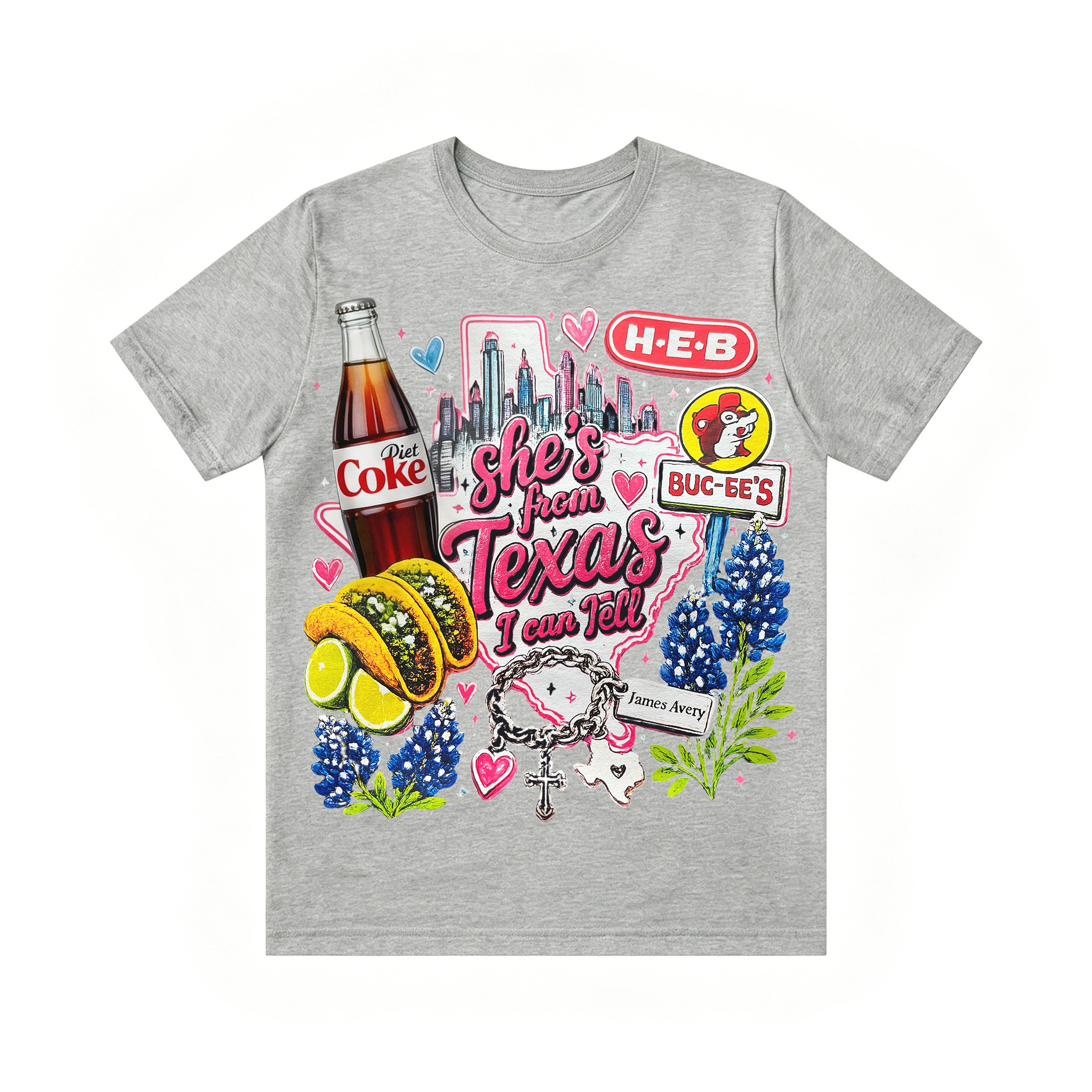 Shes from texas i can tell Unisex T-shirt