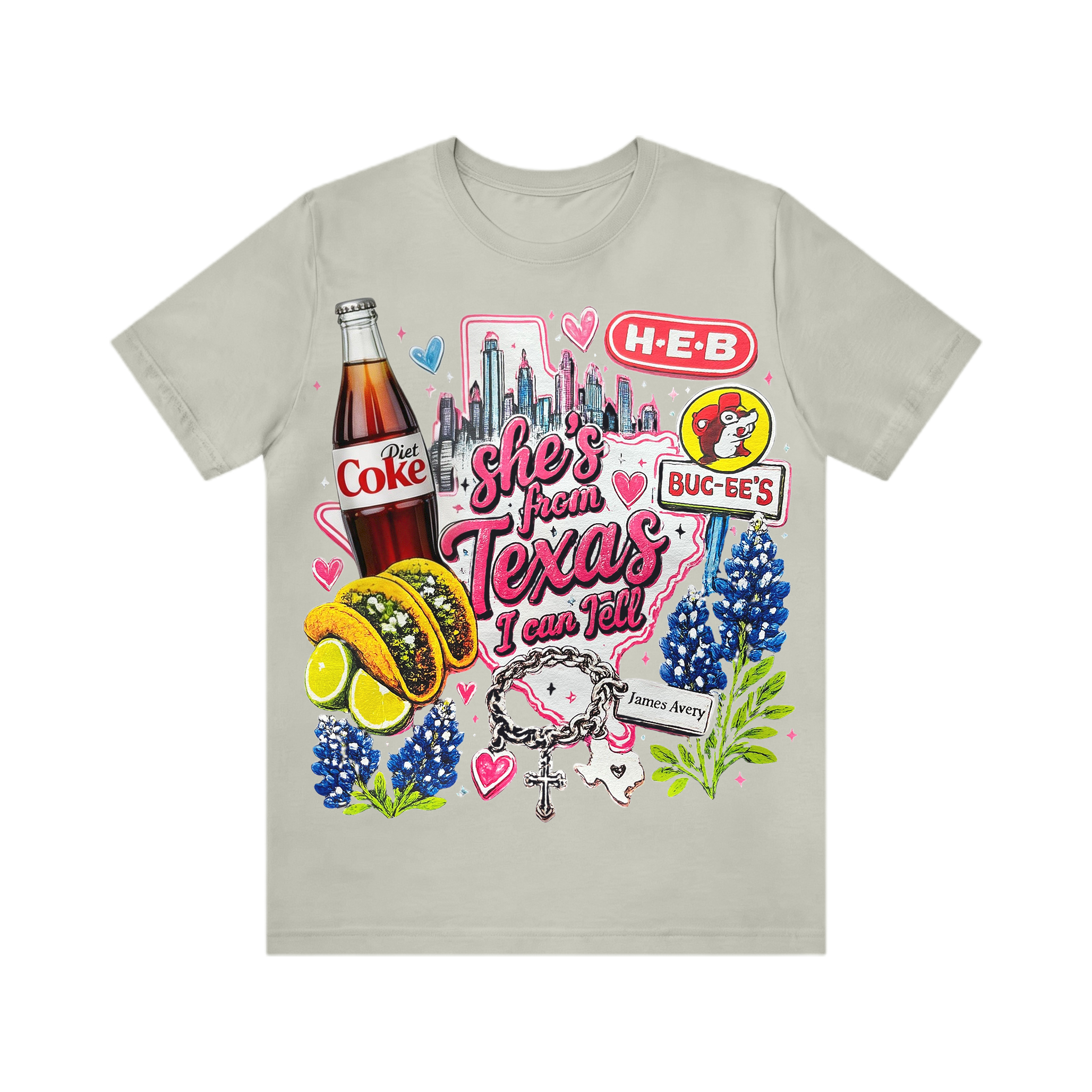 Shes from texas i can tell Unisex T-shirt