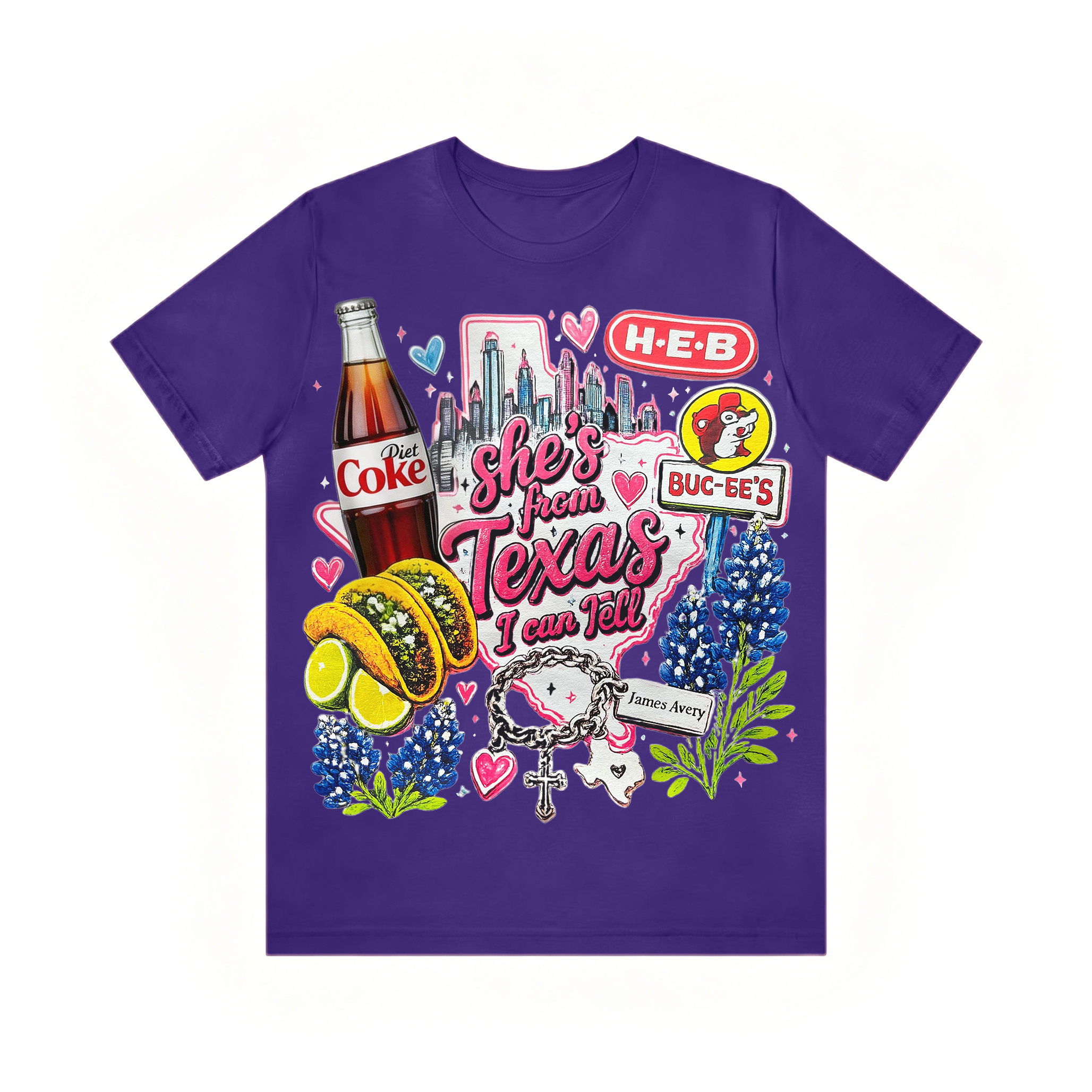 Shes from texas i can tell Unisex T-shirt