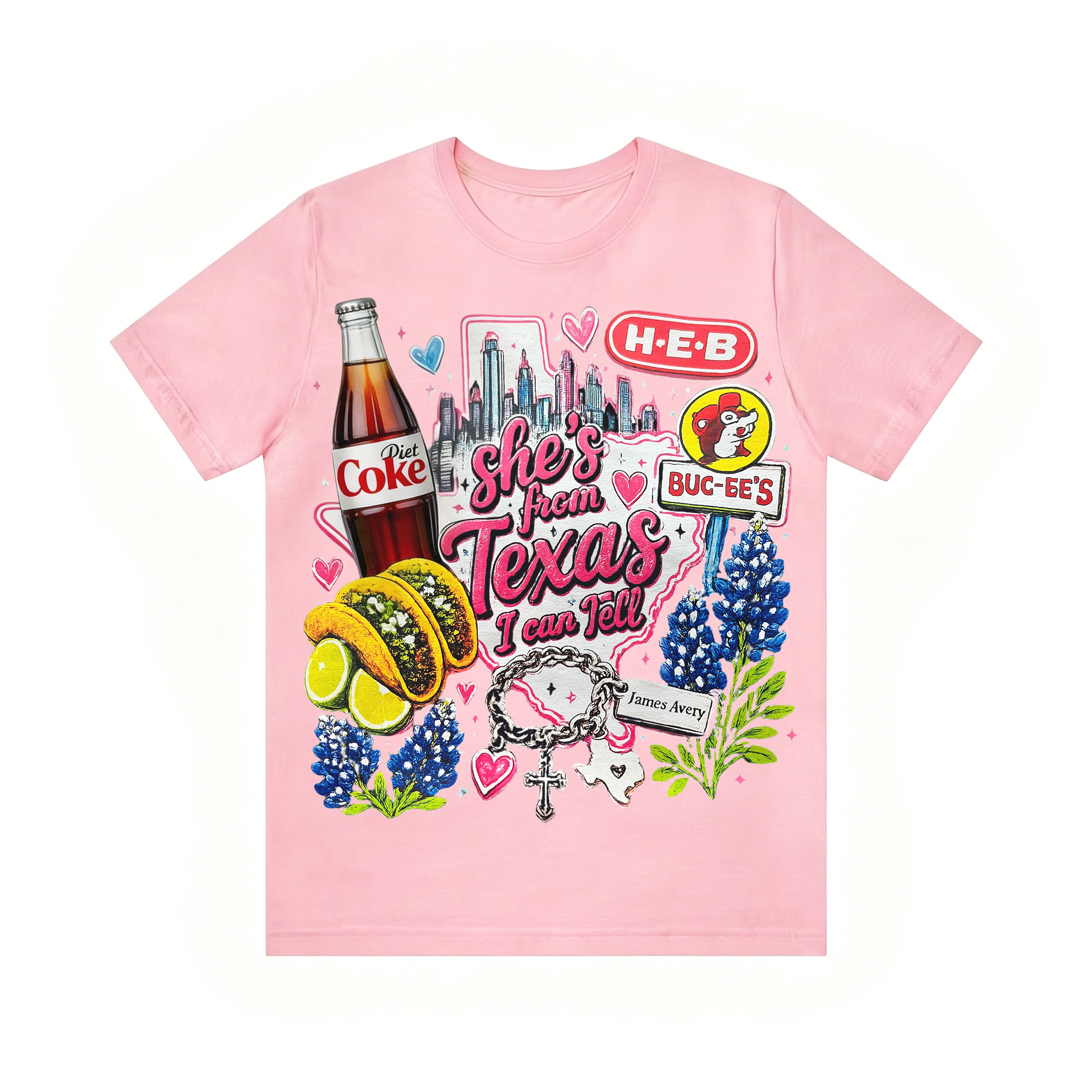Shes from texas i can tell Unisex T-shirt