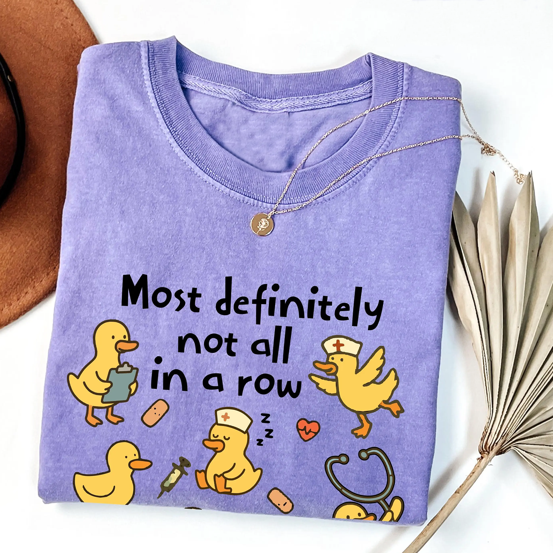 Nurse ducks not in a row, Nursing Shirt