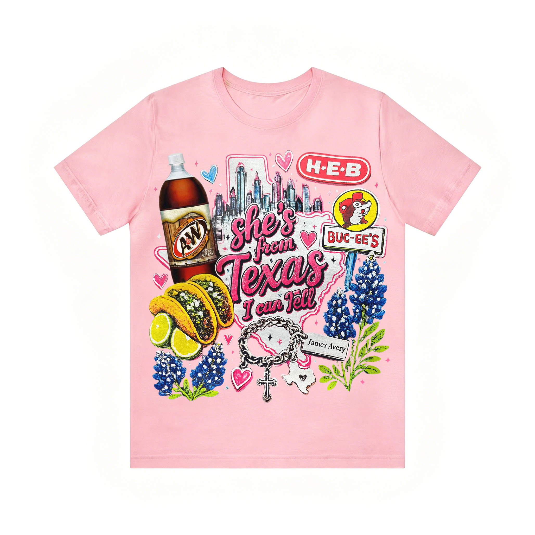 Shes from texas i can tell Unisex T-shirt