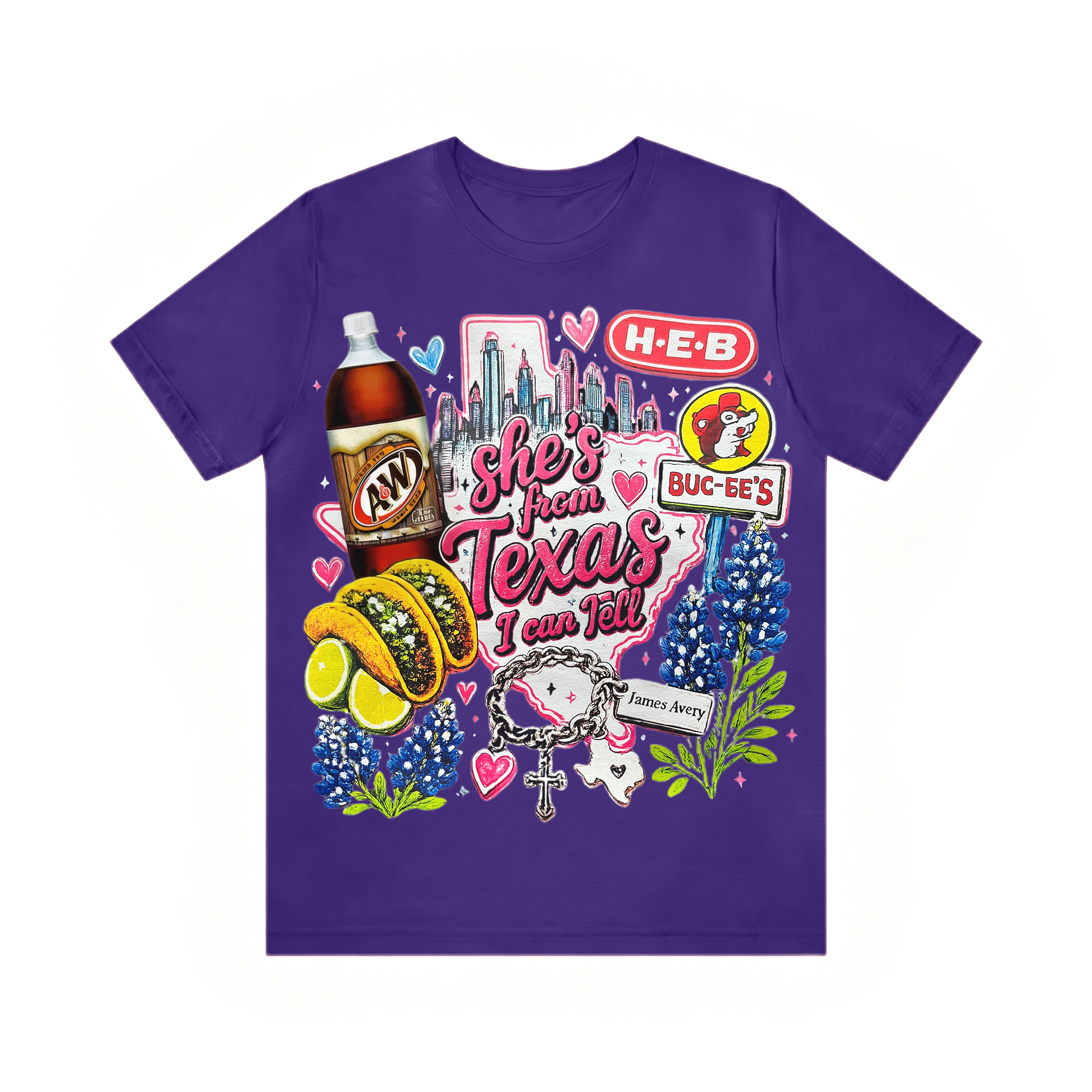Shes from texas i can tell Unisex T-shirt