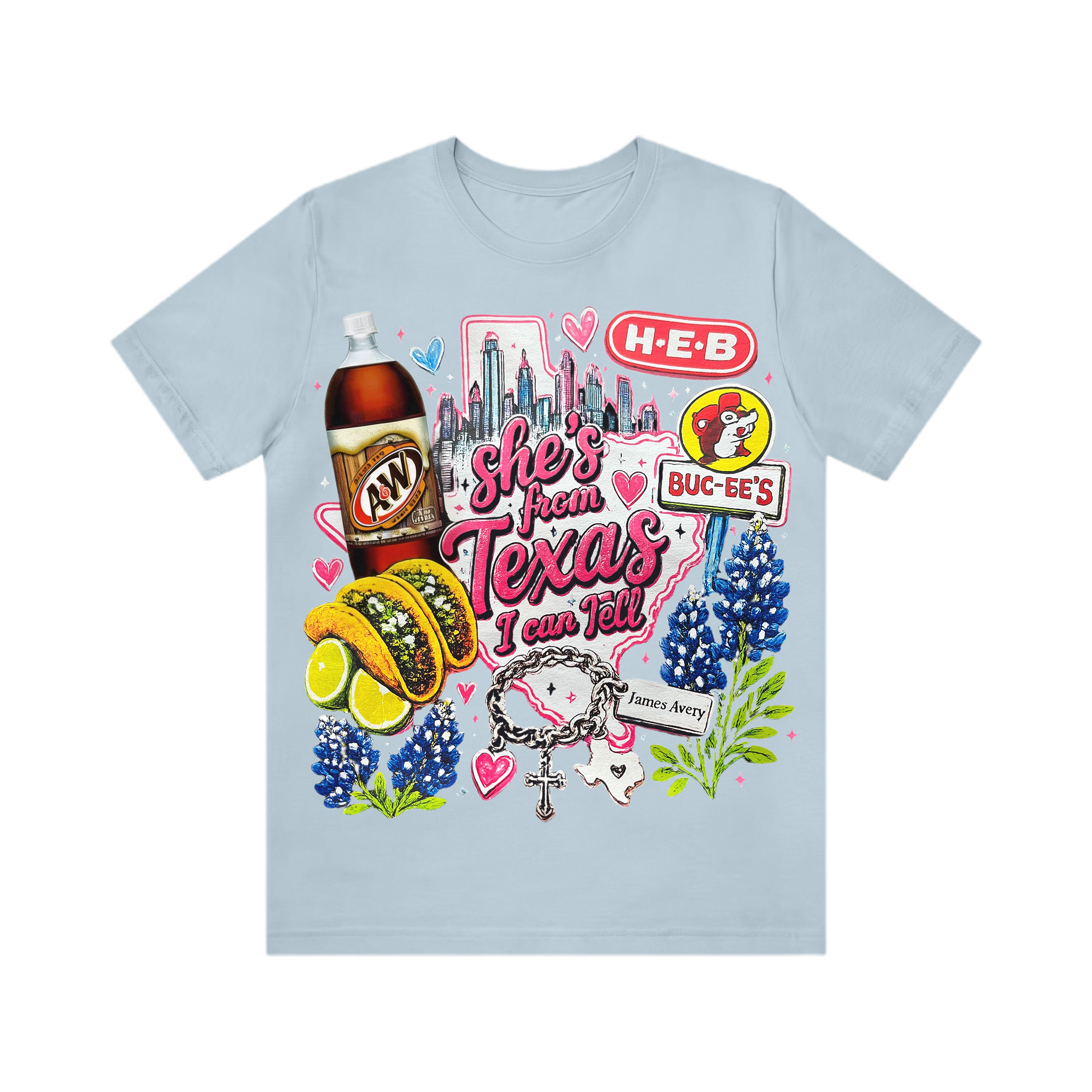 Shes from texas i can tell Unisex T-shirt