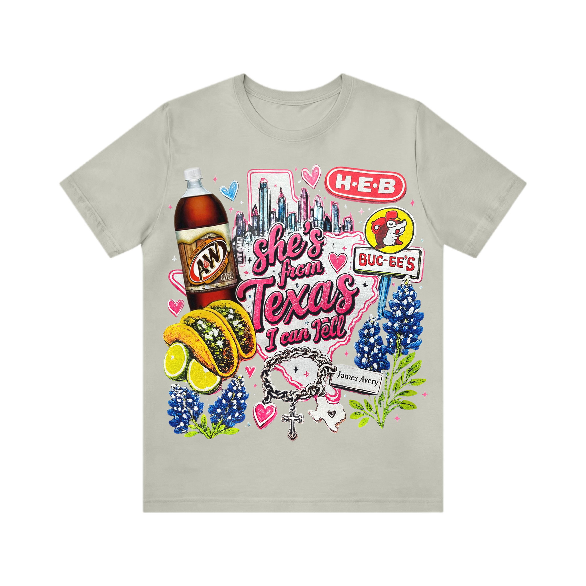 Shes from texas i can tell Unisex T-shirt