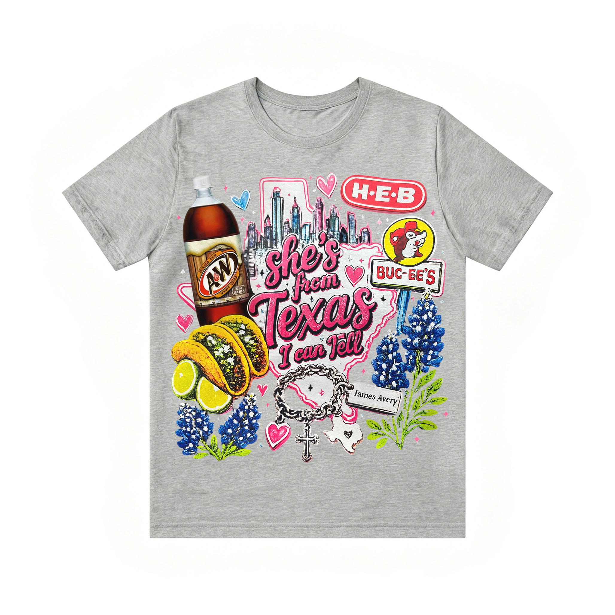 Shes from texas i can tell Unisex T-shirt