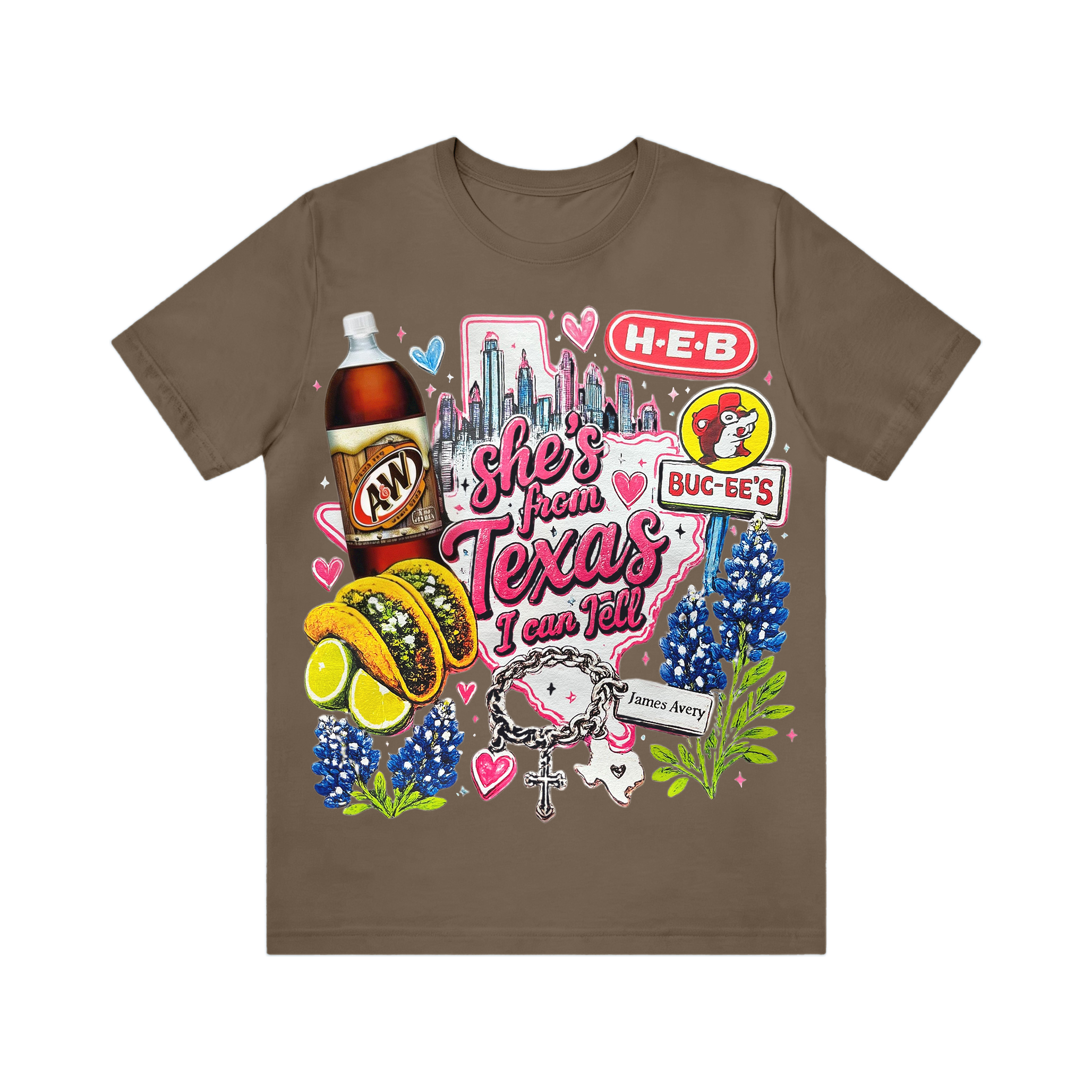 Shes from texas i can tell Unisex T-shirt