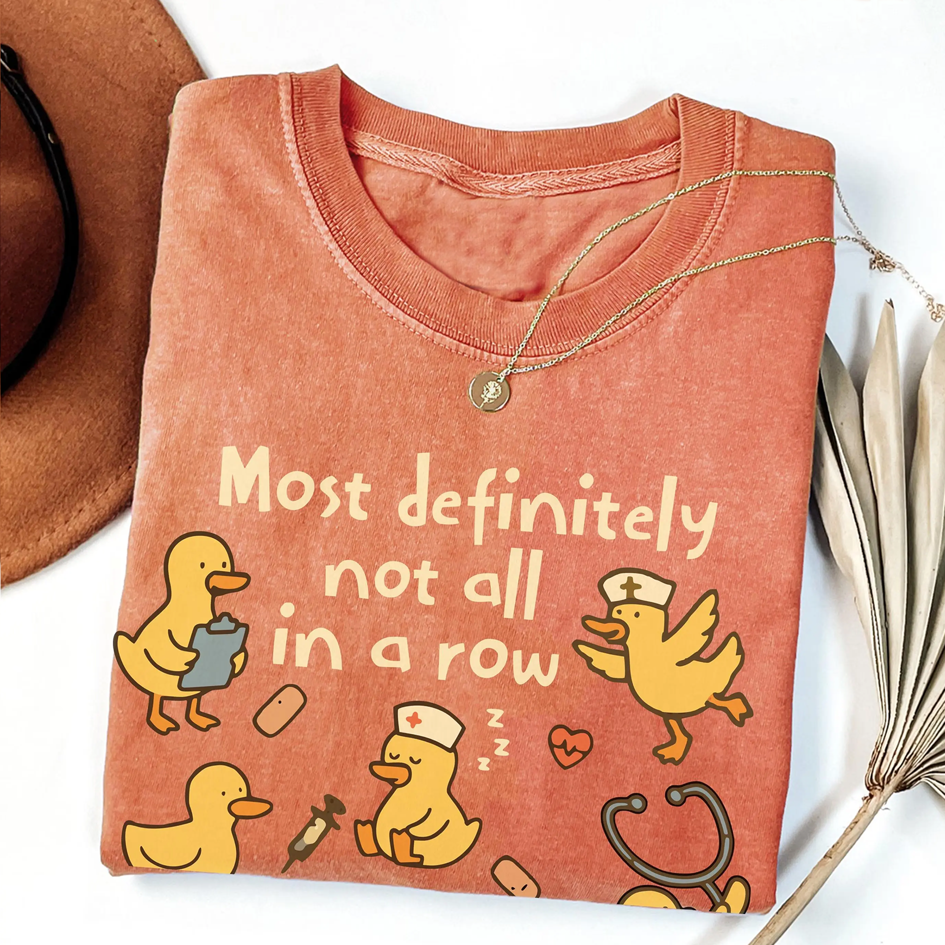 Nurse ducks not in a row, Nursing Shirt