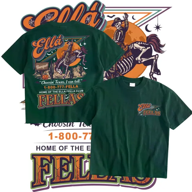Retro 1-800-777-FELLA - Halloween Tee