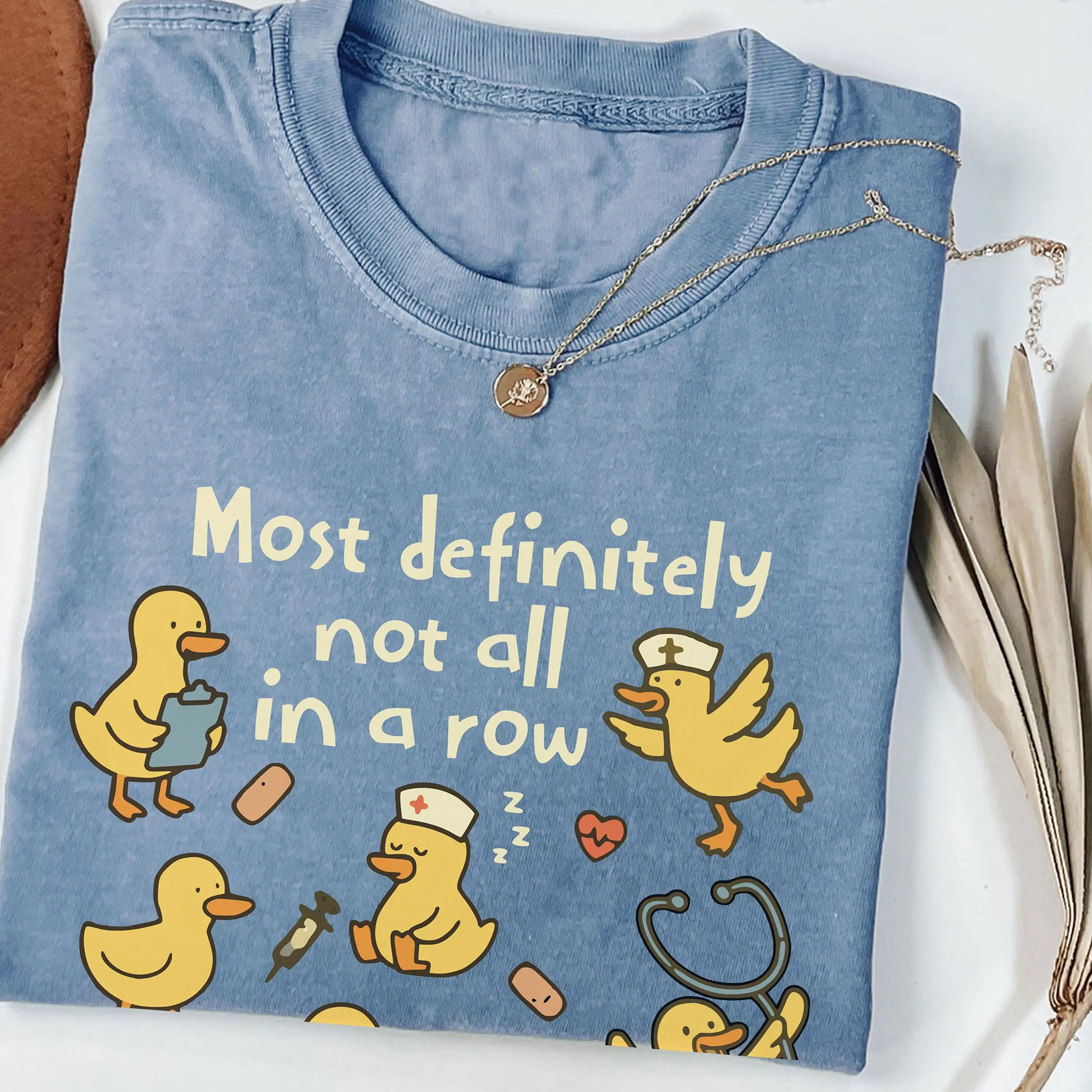 Nurse ducks not in a row, Nursing Shirt