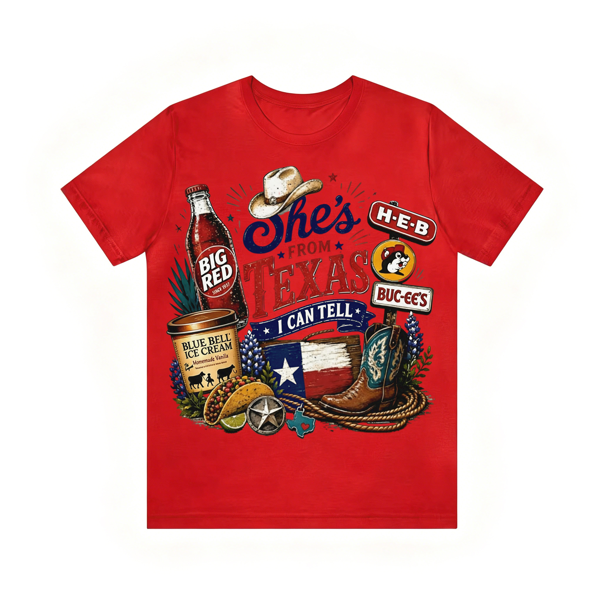 She is From Texas I Can Tell Shirt
