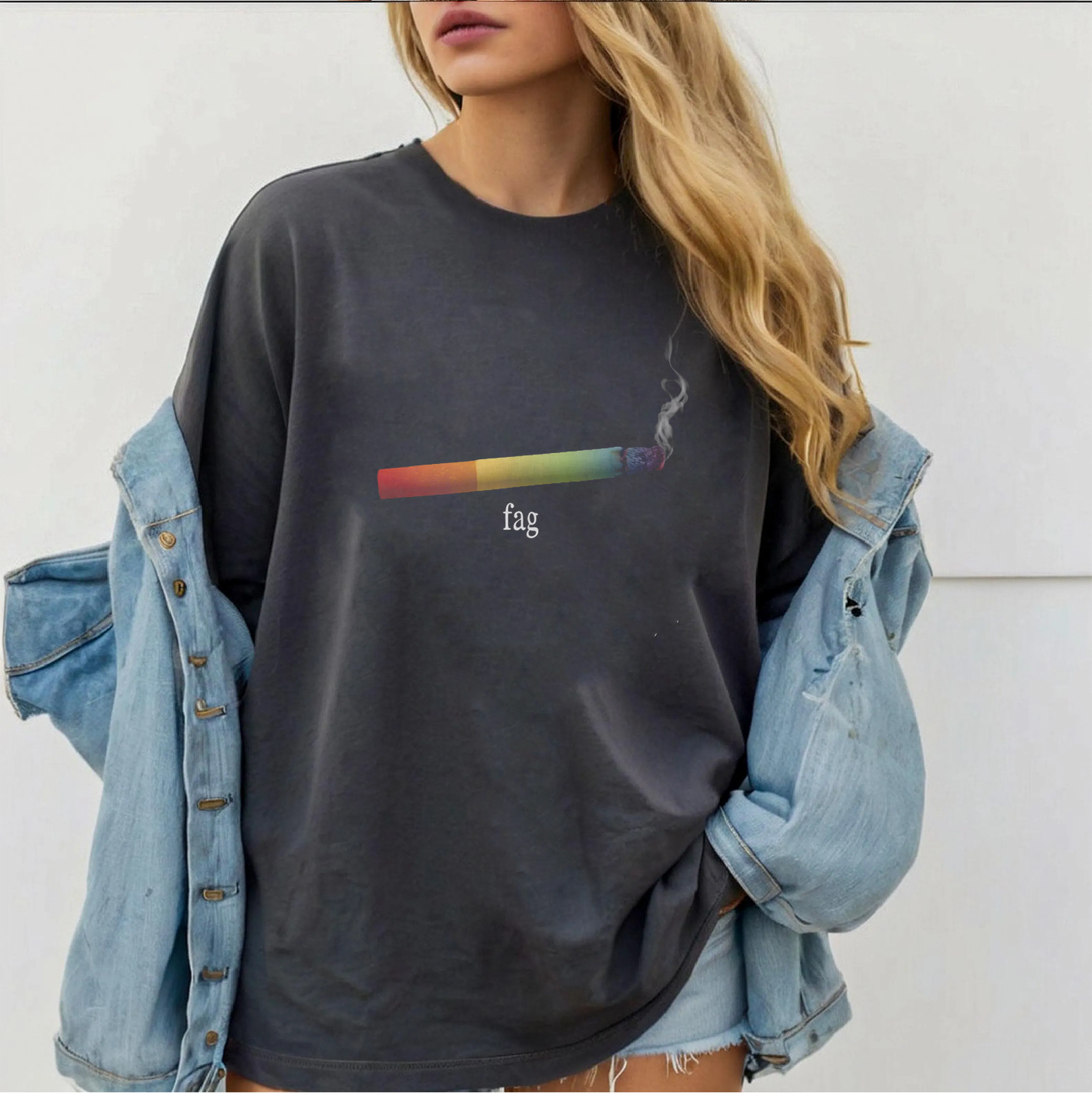 Fag Cigarette LGBT funny Unisex T-shirt