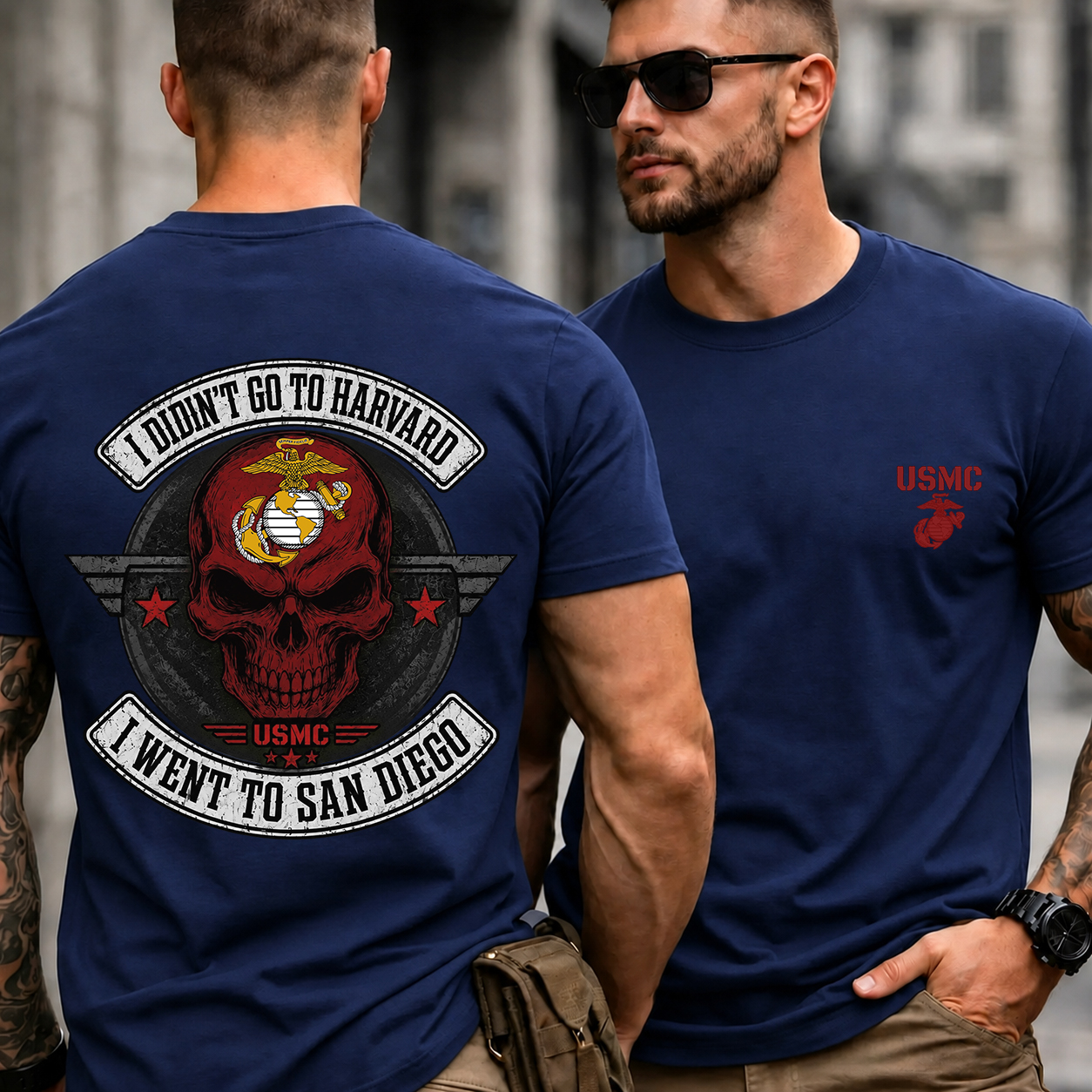 Men's USMC San Diego Marine Corps Graphic T-Shirt