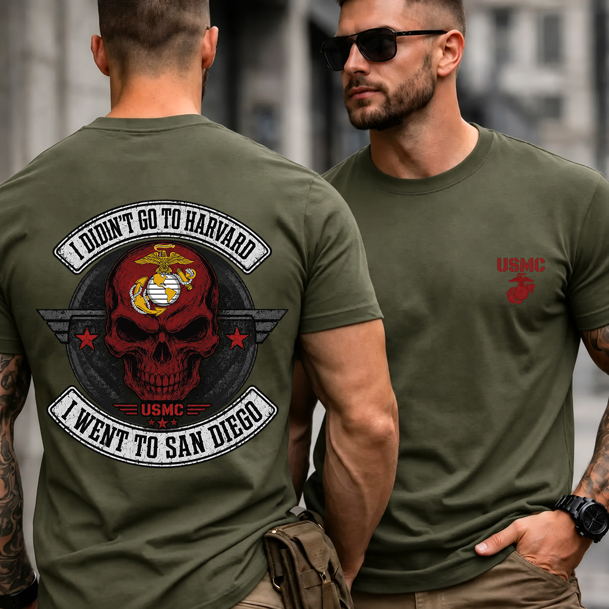 Men's USMC San Diego Marine Corps Graphic T-Shirt