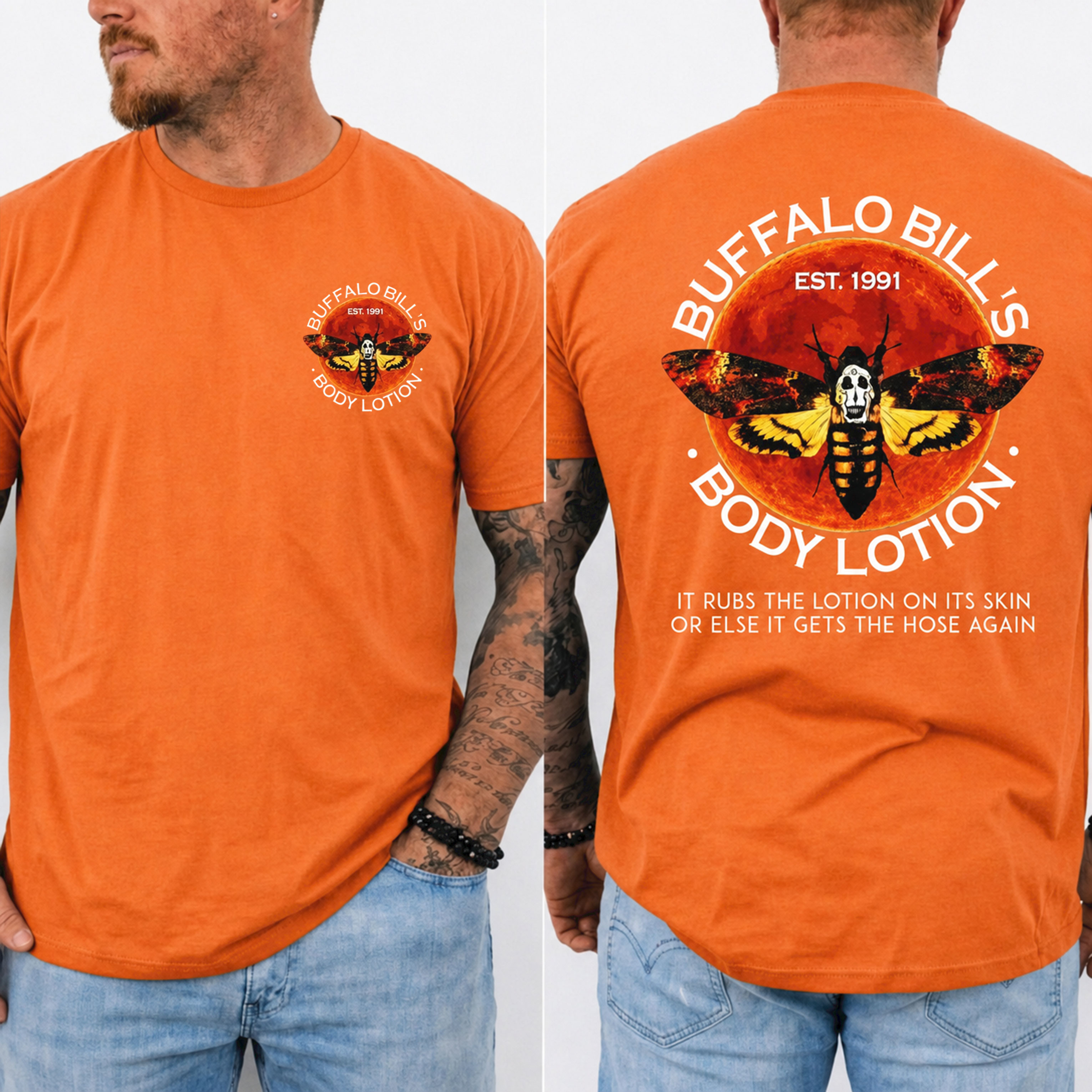 Horror Movie Print T-Shirt