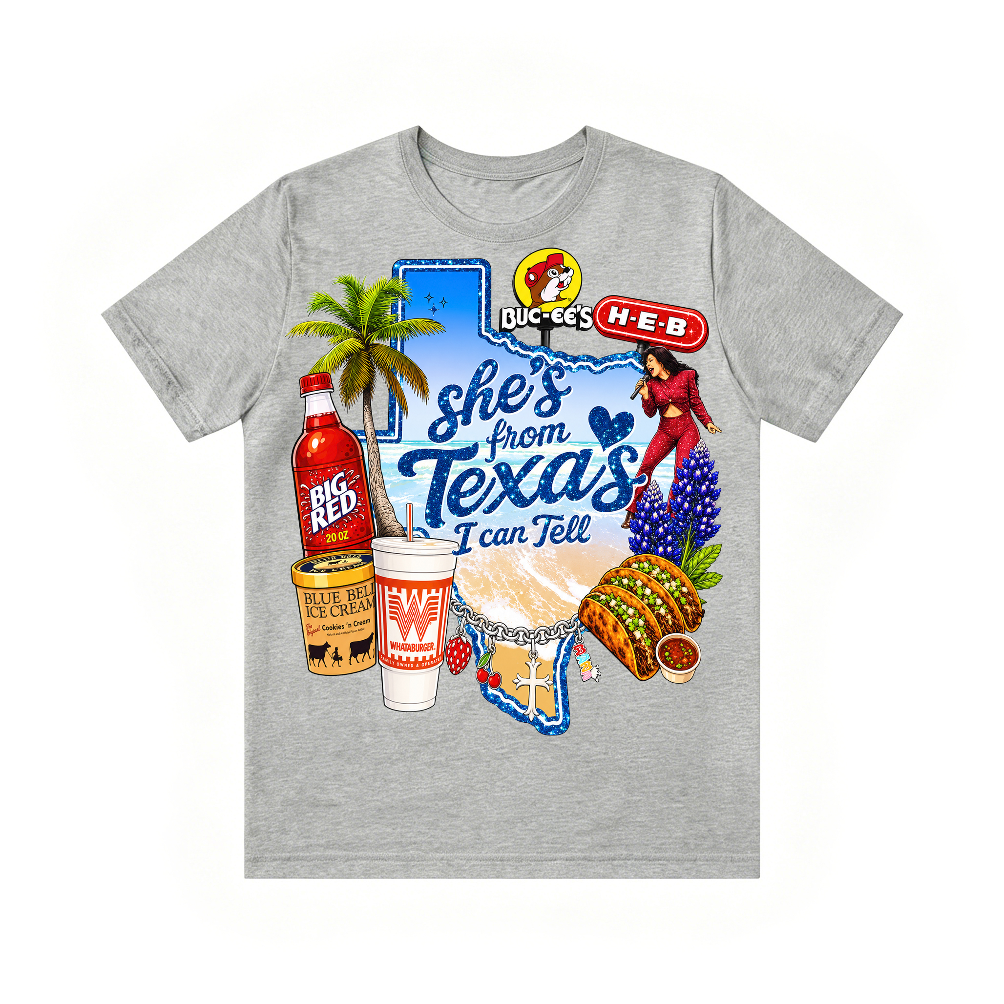 Shes from texas i can tell Unisex T-shirt