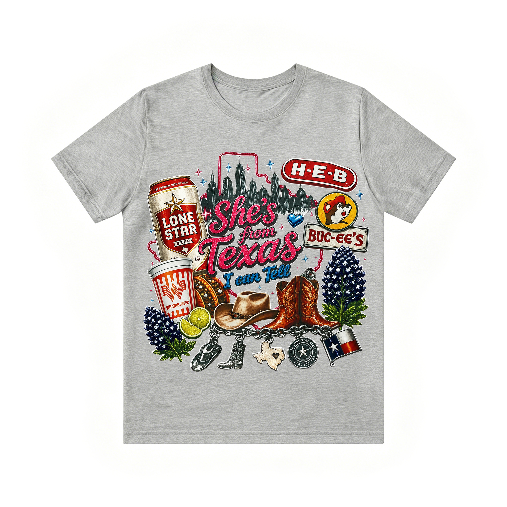 "She's From Texas I Can Tell" Unisex T-shirt