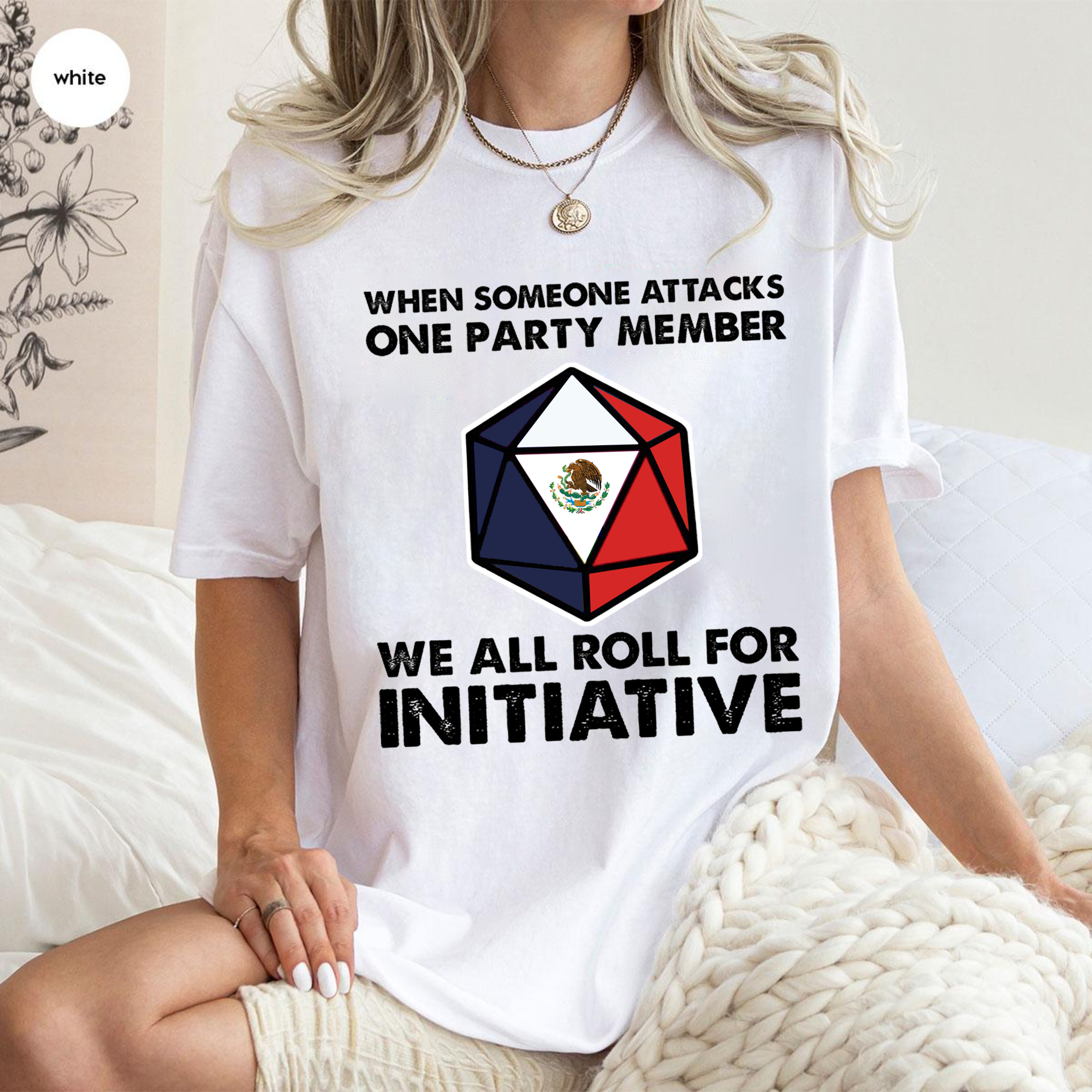 When Someone Attacks One Party Member We All Roll For Initiative Classic Unisex T-shirt/Crewneck/Hoodie