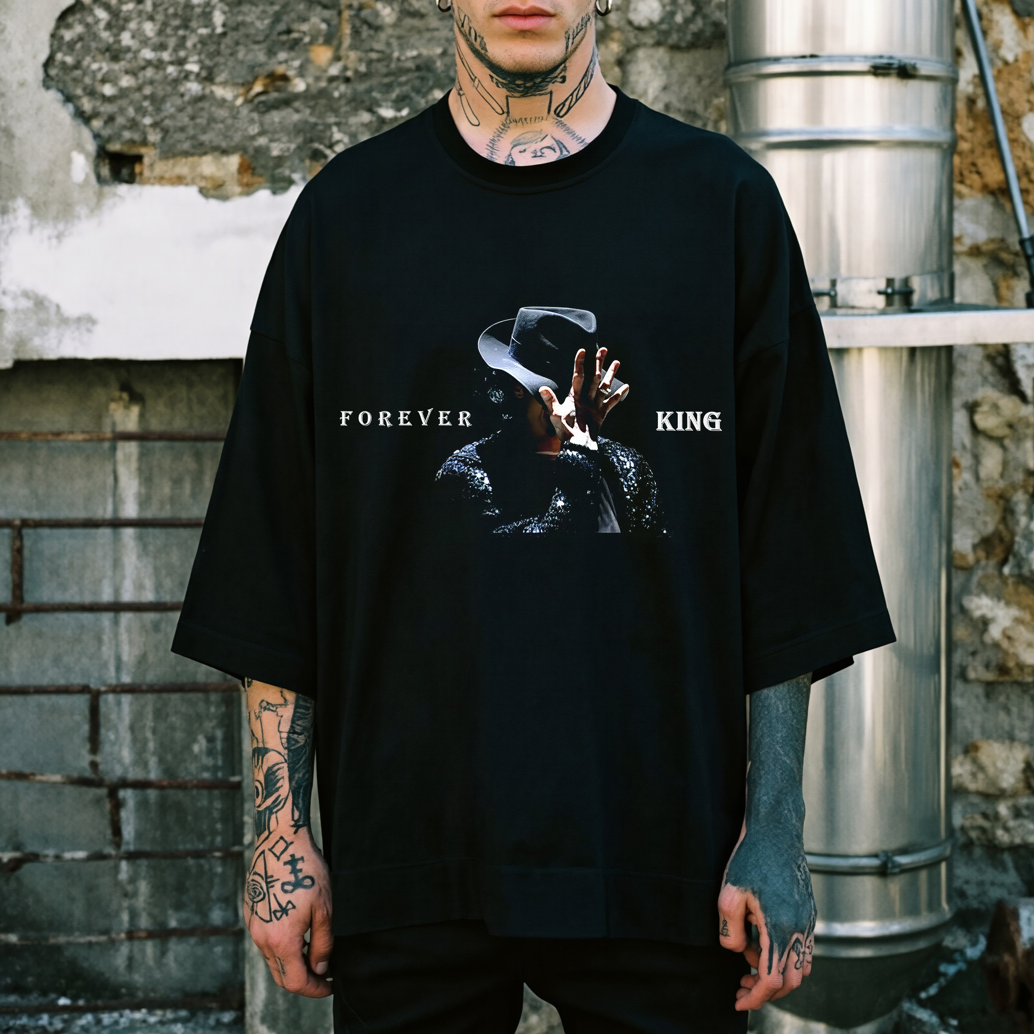 Forever King Printed Men's T-shirt