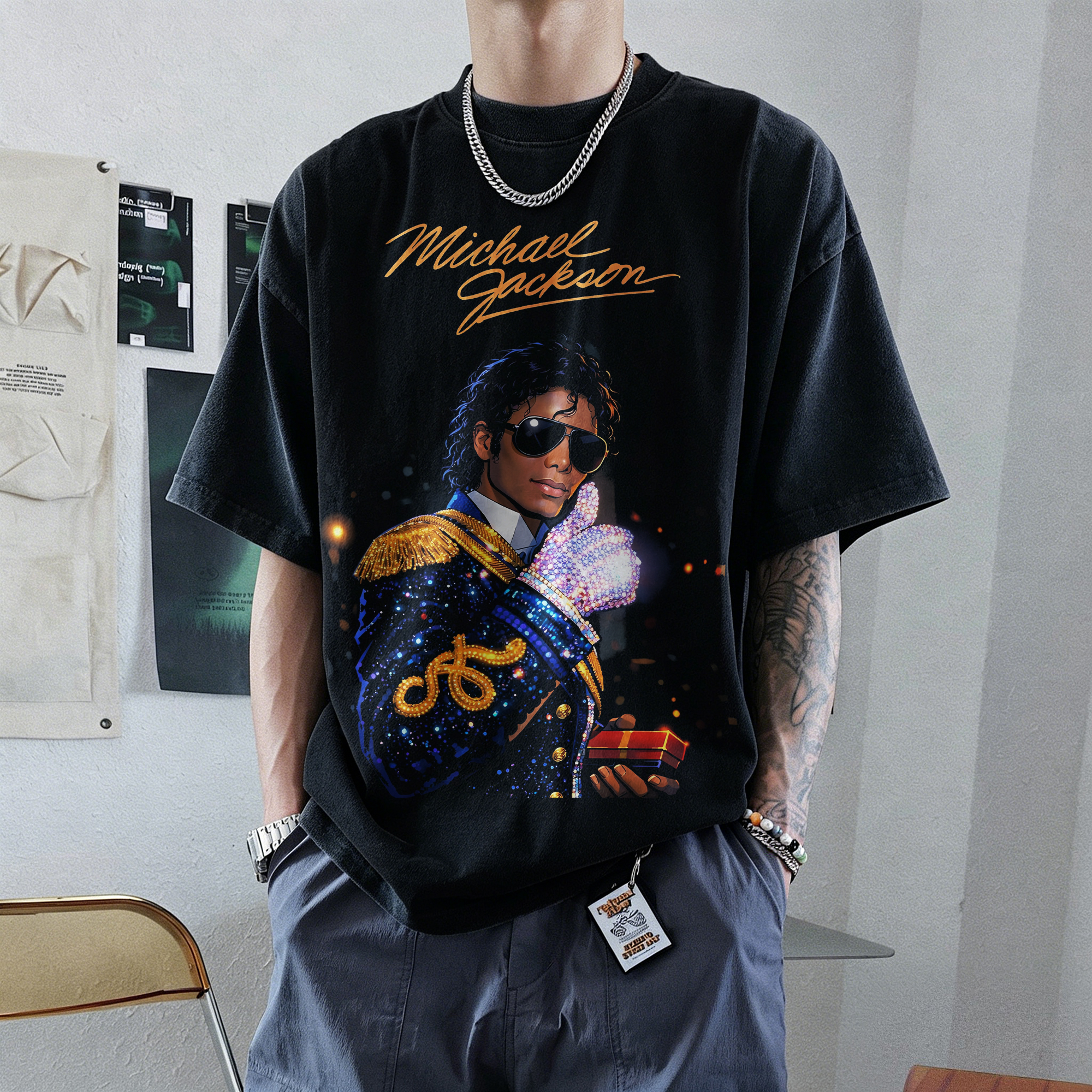Michael Jackson Printed Men's T-shirt
