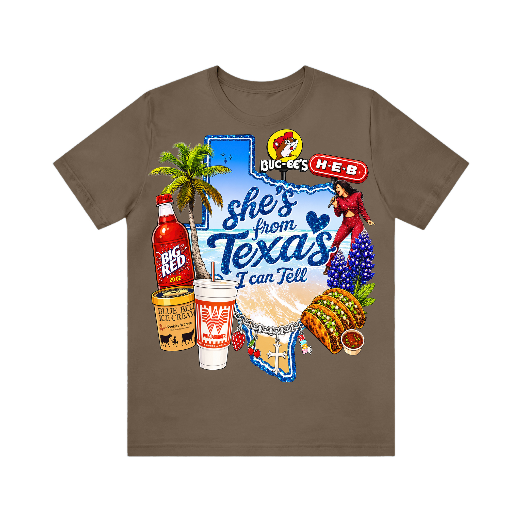Shes from texas i can tell Unisex T-shirt