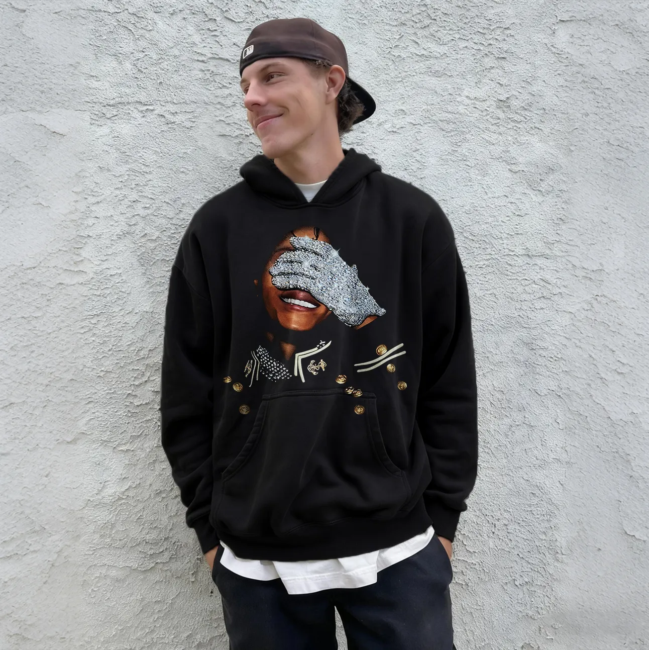 Michael Jackson Graphic Printed Unisex T-Shirt/Sweatshirt/Hoodie（Double-sided Print）