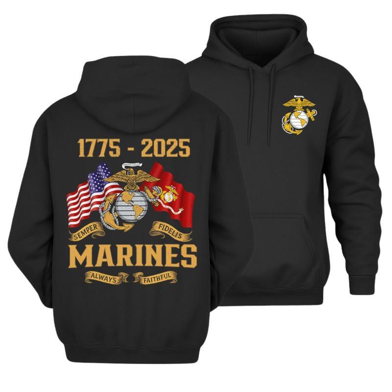 250 Years Marine Corps Hoodie