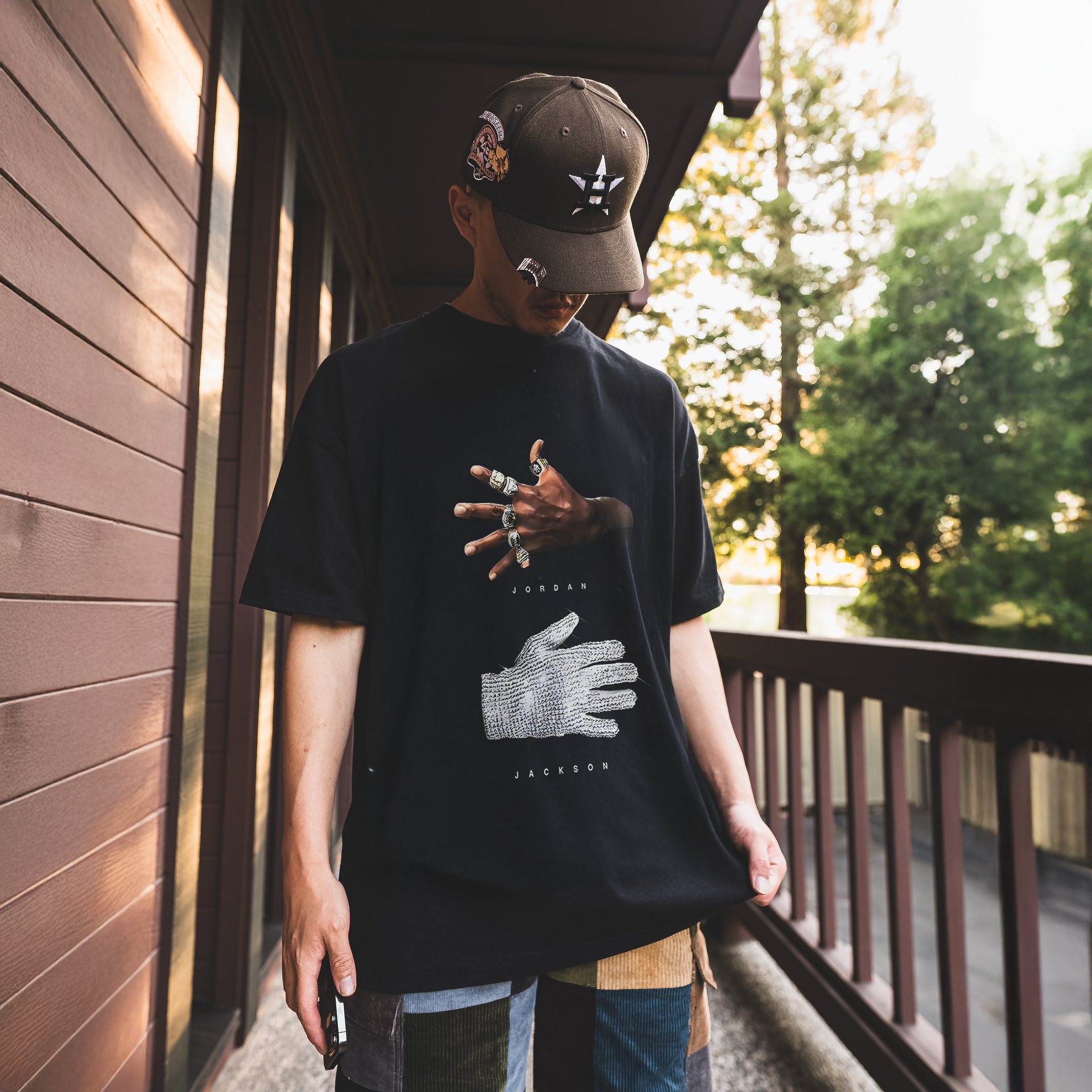 Michael Jackson Inspired Graphic Printed Men's T-shirt