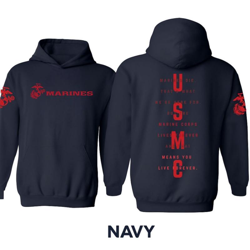 Usmc Marines Tactical Hoodie, Classic Semper Fi Marine Corps Hoodie For Veterans