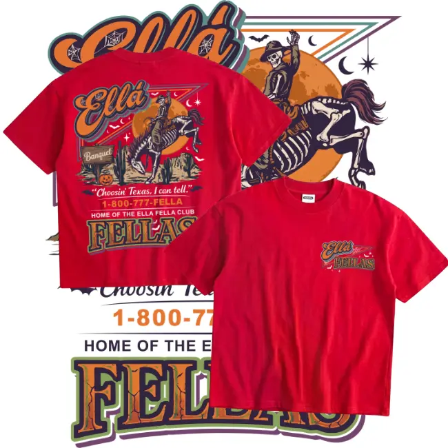 Retro 1-800-777-FELLA - Halloween Tee