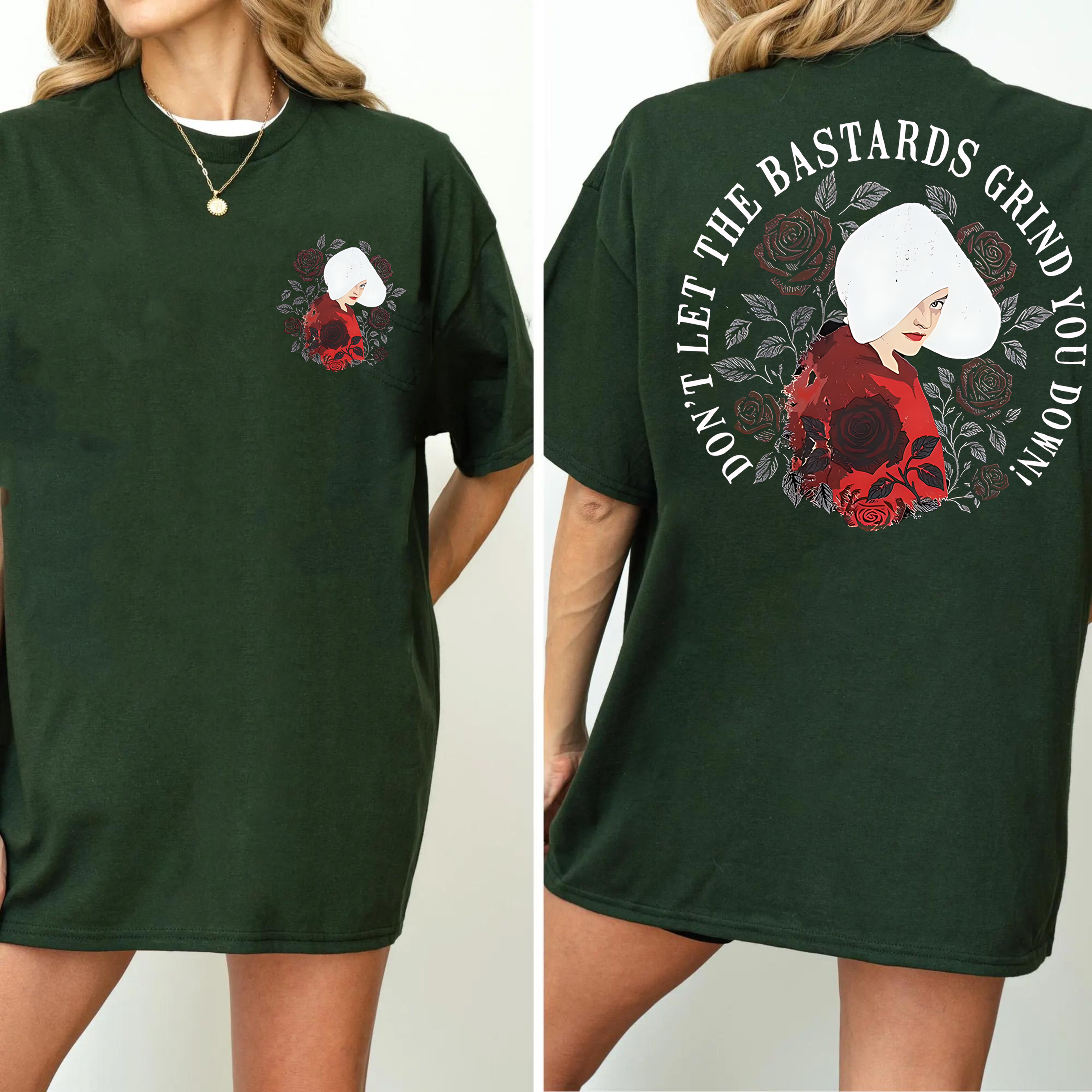 Don't Let the Bastards Grind You Down Feminist Unisex T-shirt