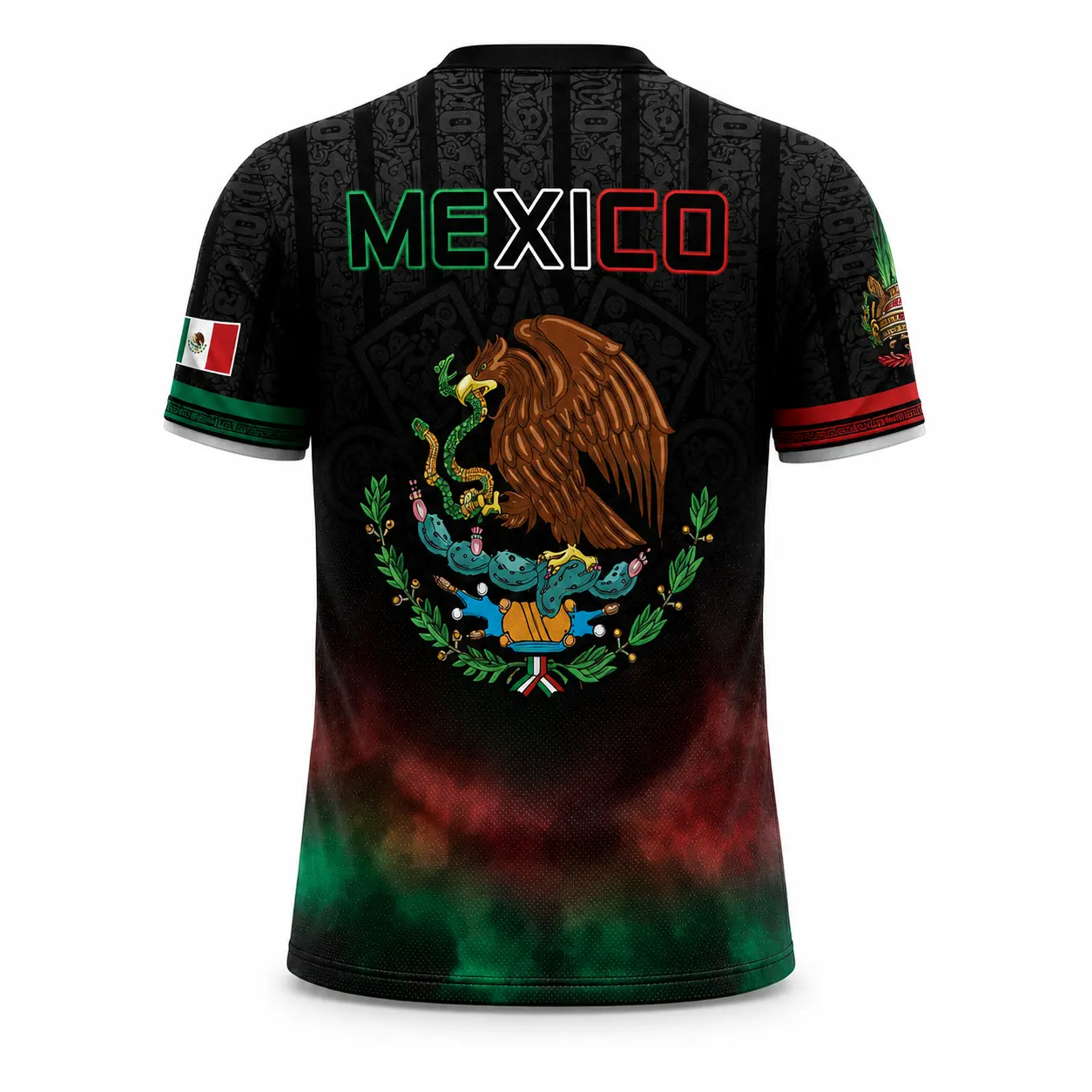 Mexico Aztec Warrior 3D All-Over Print T-Shirt