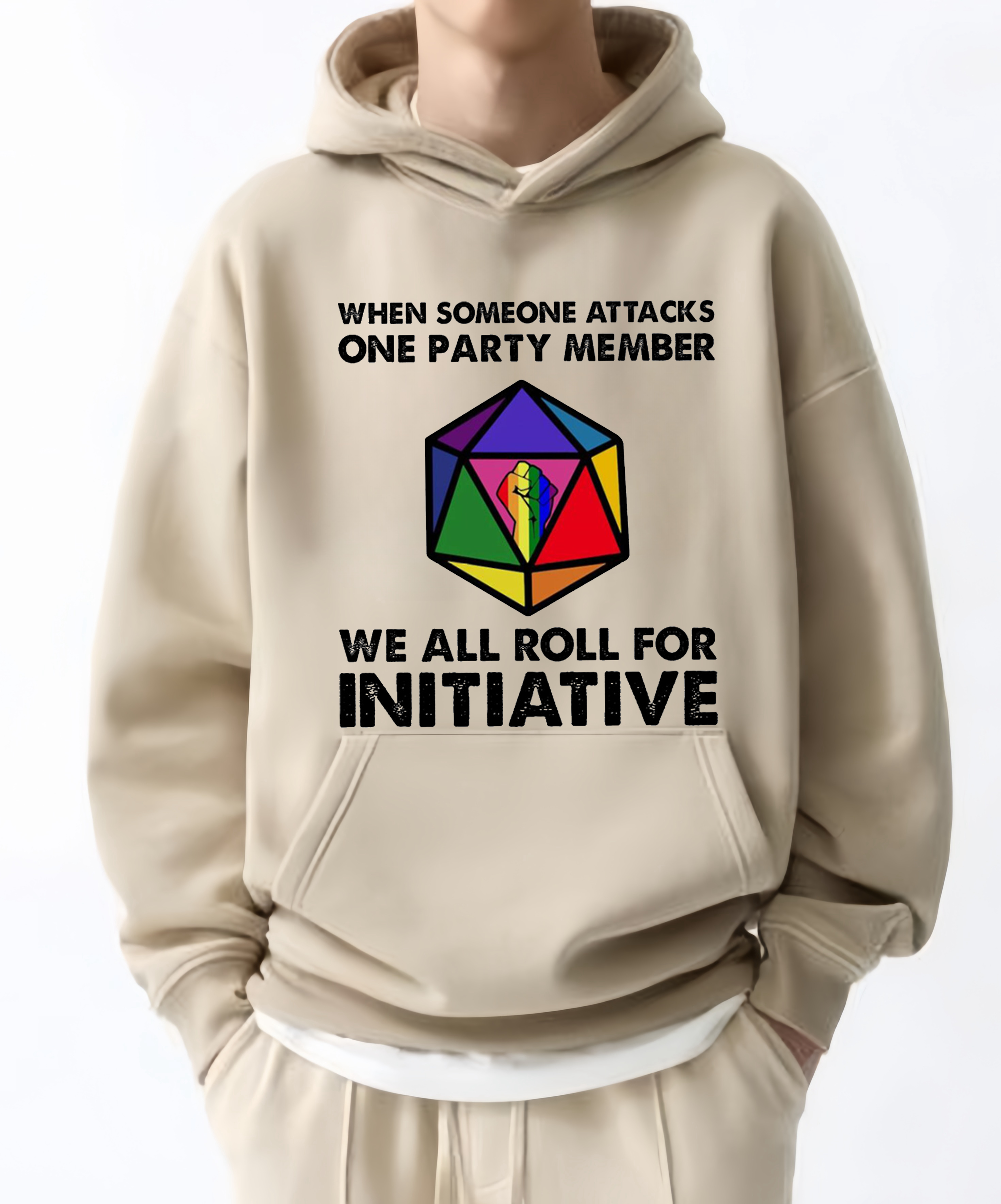 When Someone Attacks One Party Member We All Roll For Initiative Classic  T-shirt/Crewneck/Hoodie