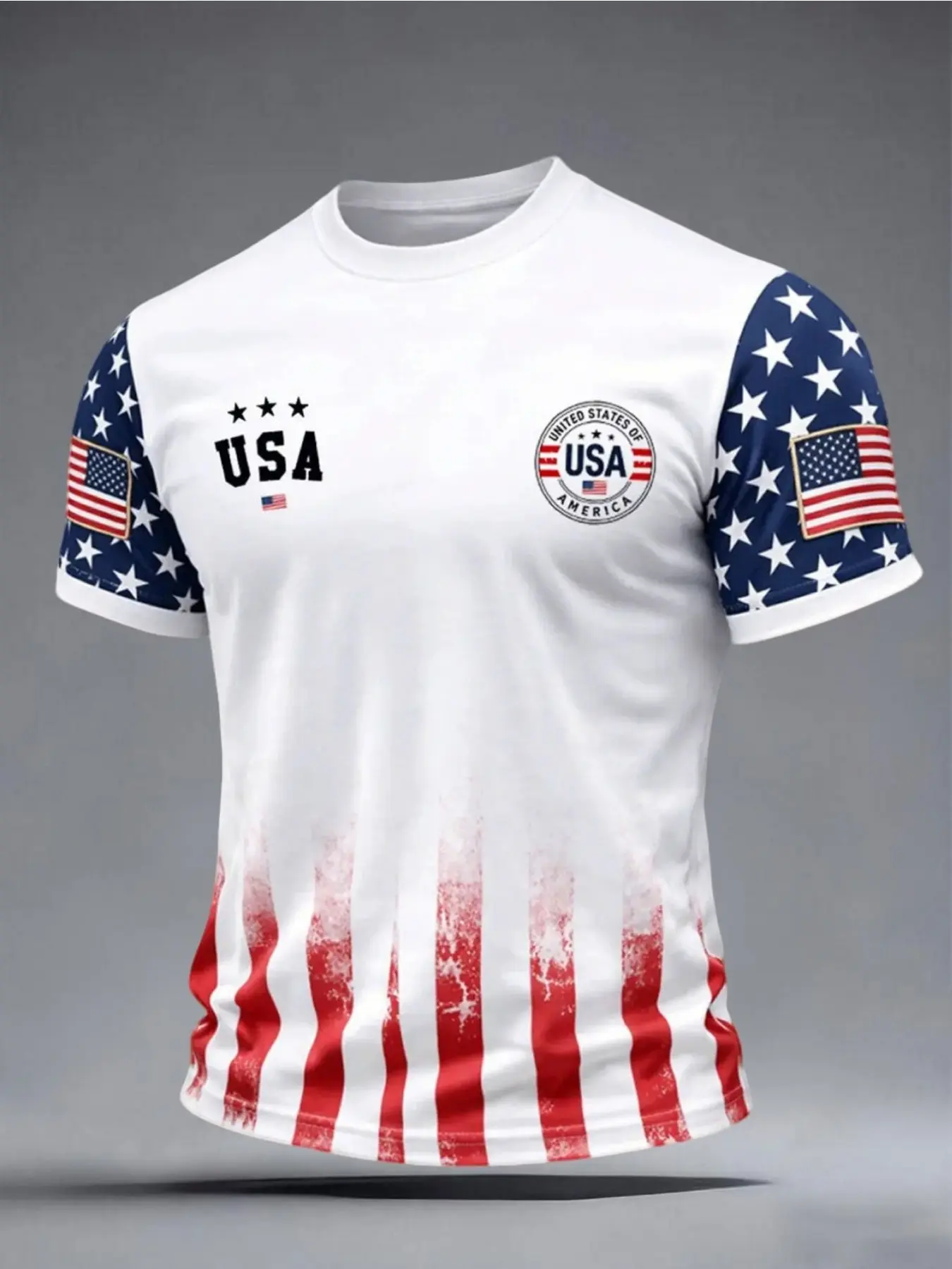 Men's Us 250th Anniversary 3D Aesthetic T-Shirt
