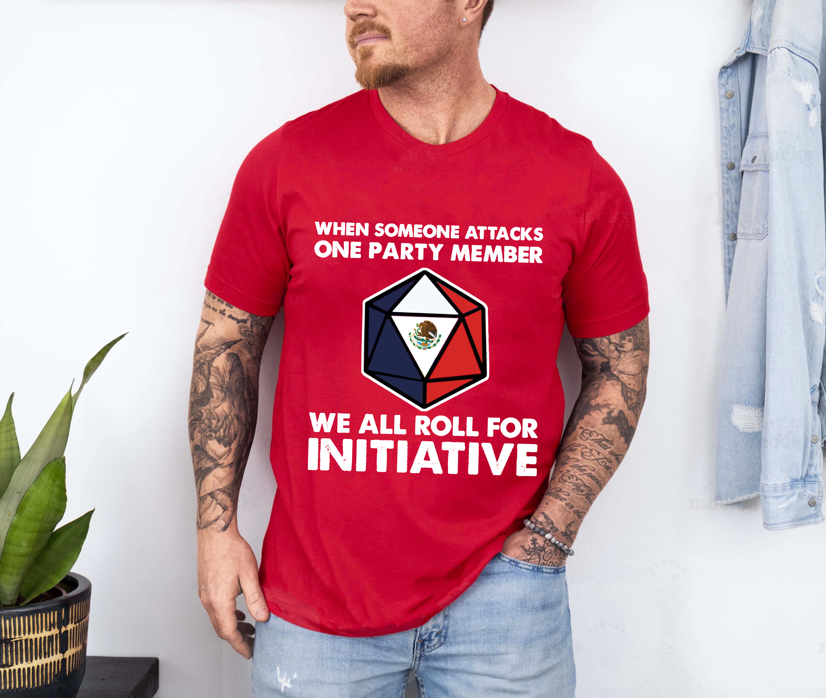 When Someone Attacks One Party Member We All Roll For Initiative Classic Unisex T-shirt/Crewneck/Hoodie