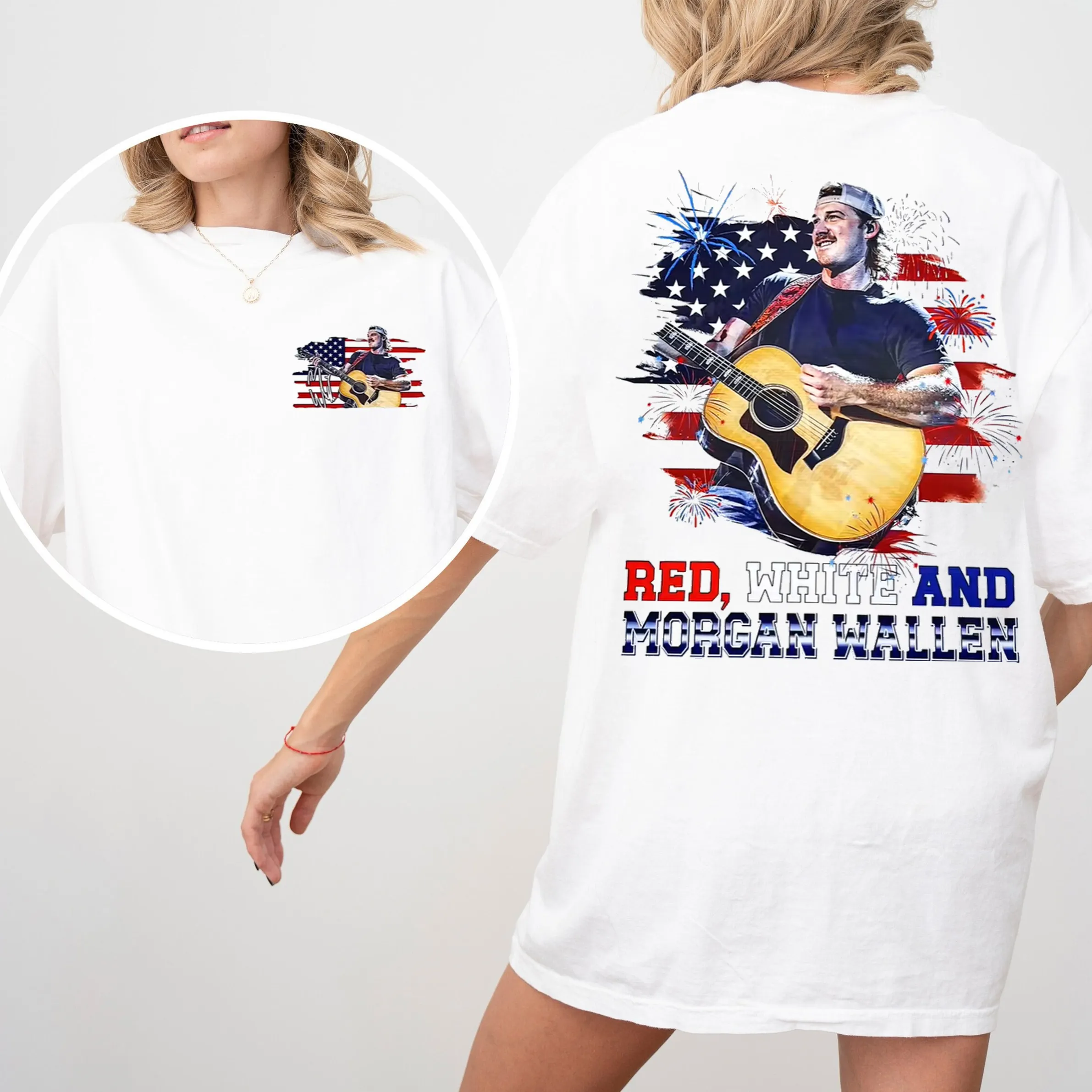 Morgan Wallen Fans 4th of July Unisex T-shirt