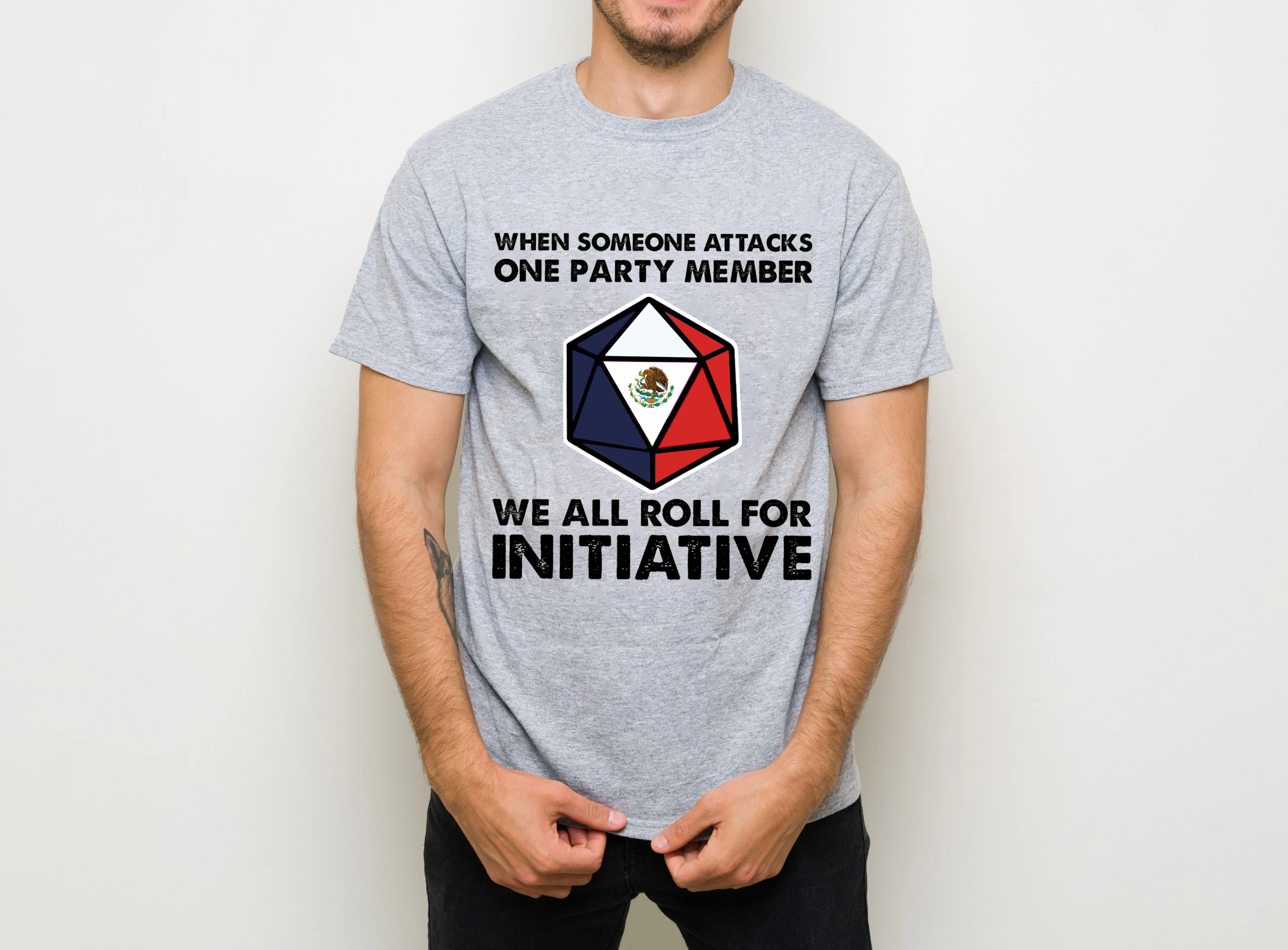 When Someone Attacks One Party Member We All Roll For Initiative Classic Unisex T-shirt/Crewneck/Hoodie