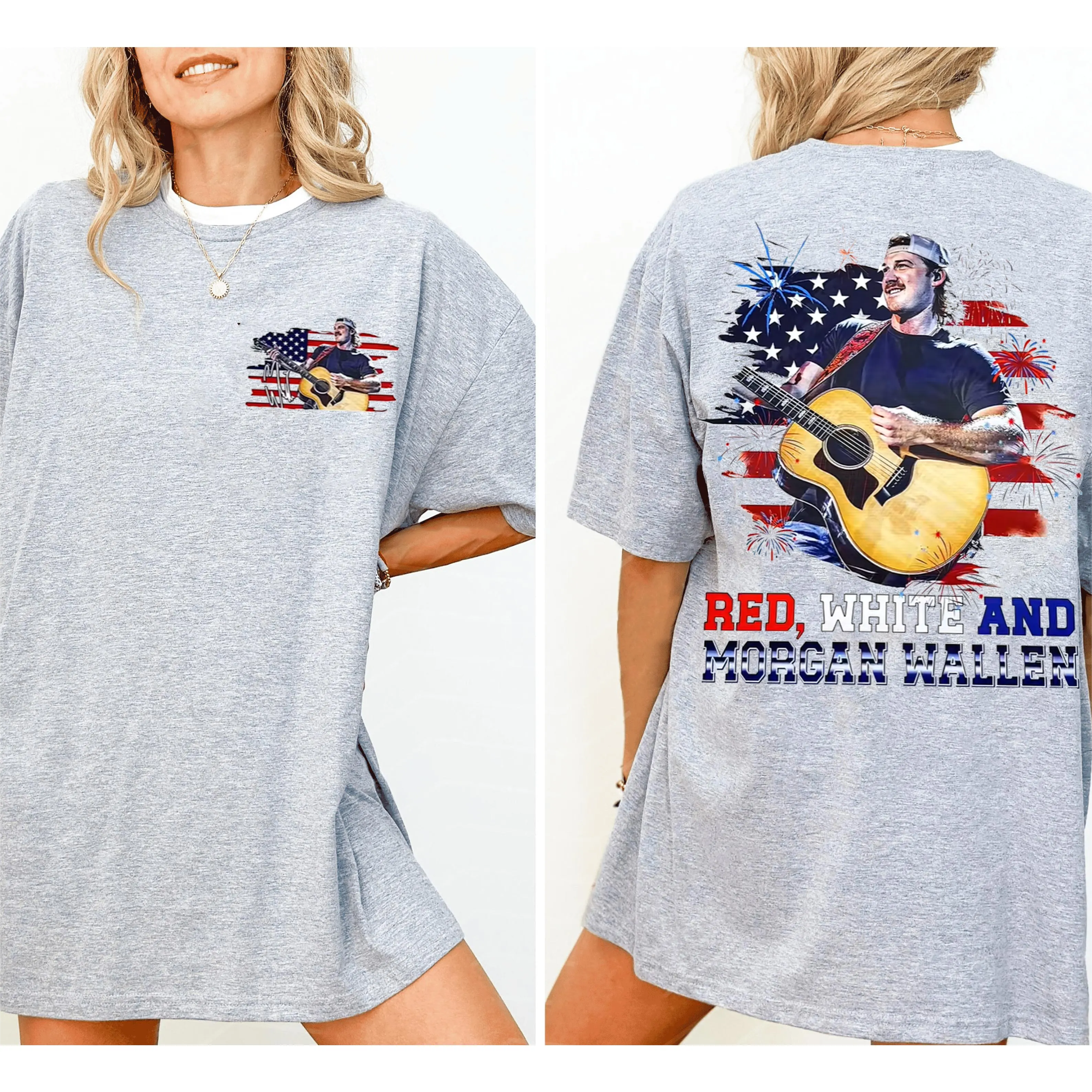 Morgan Wallen Fans 4th of July Unisex T-shirt