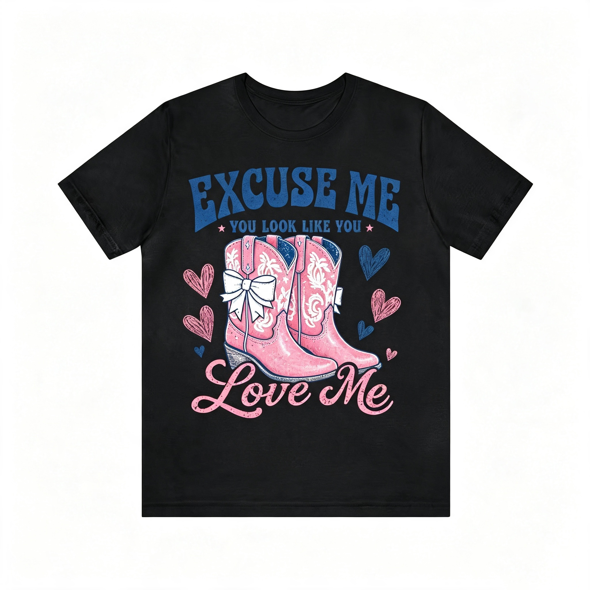 Western Cowgirl Love Quote Cowboy Boots Graphic Tee