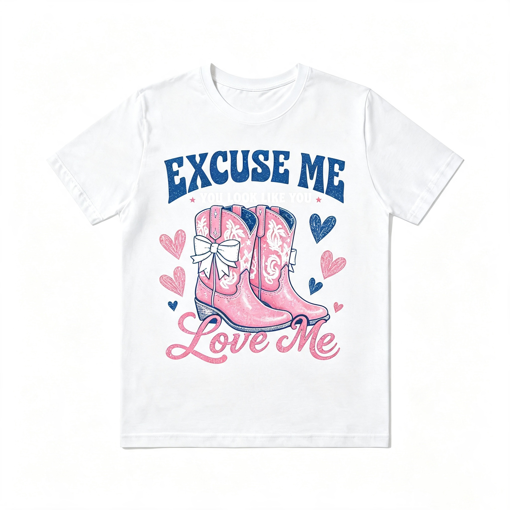 Western Cowgirl Love Quote Cowboy Boots Graphic Tee