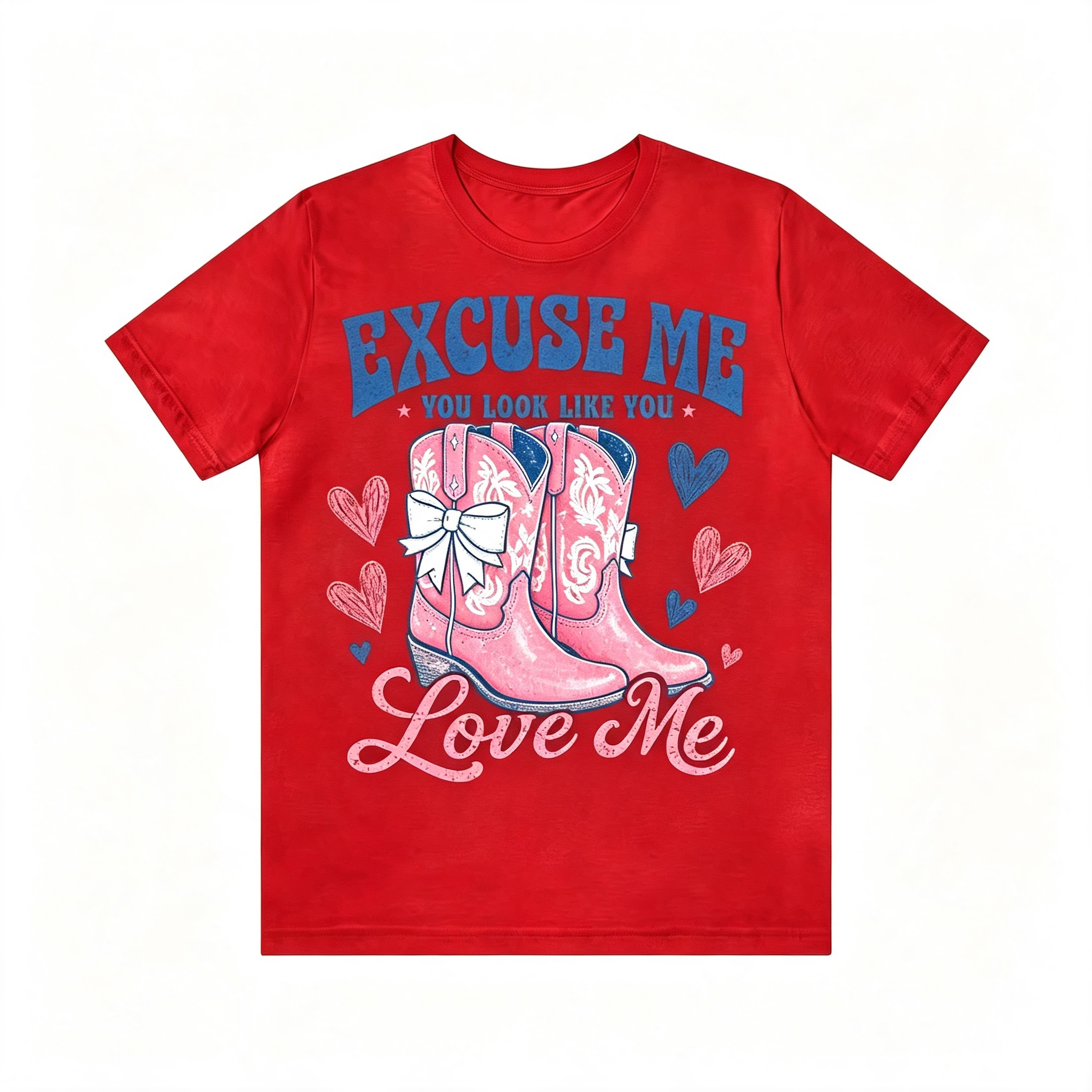 Western Cowgirl Love Quote Cowboy Boots Graphic Tee