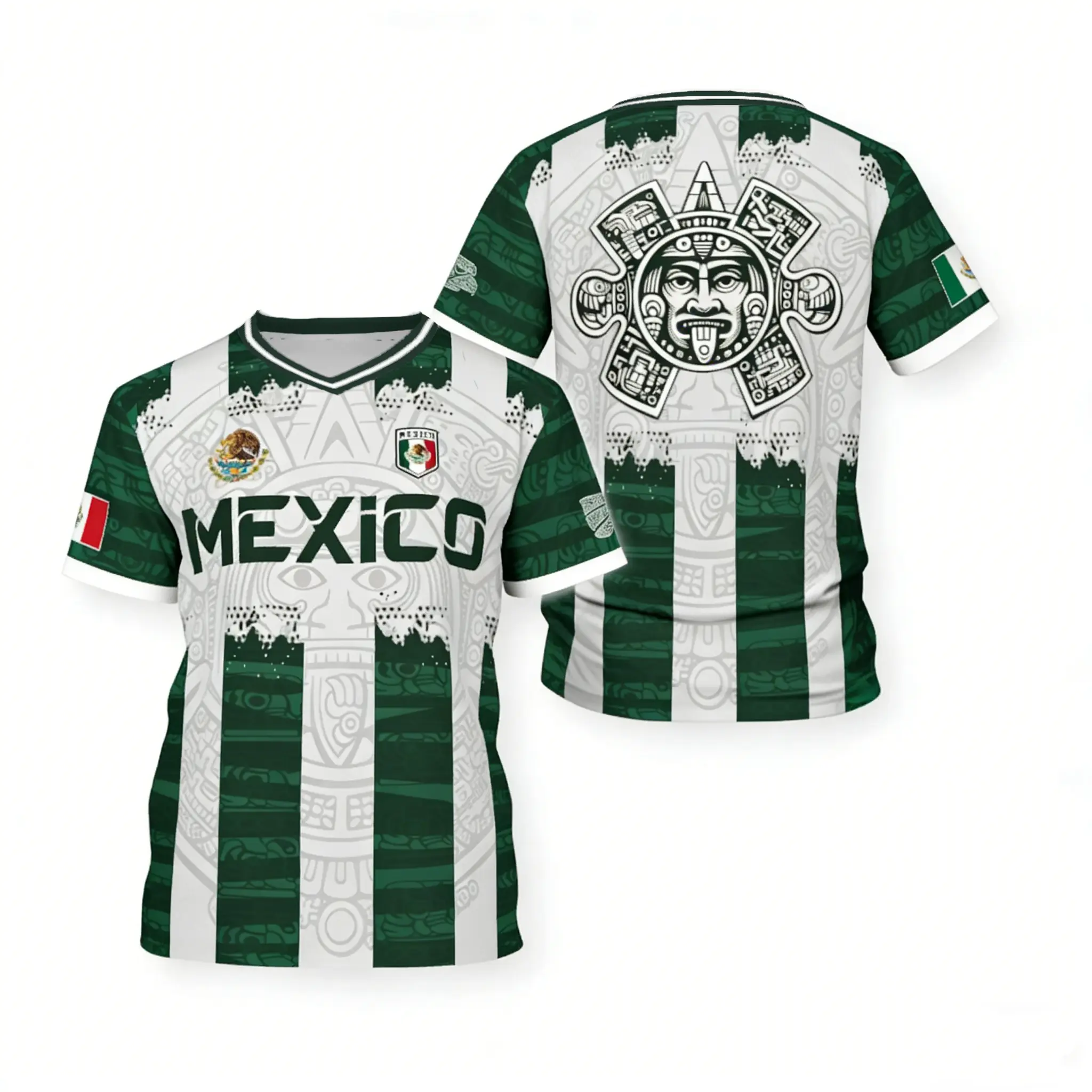 2026 Mexico Aztec Calendar Soccer Jersey
