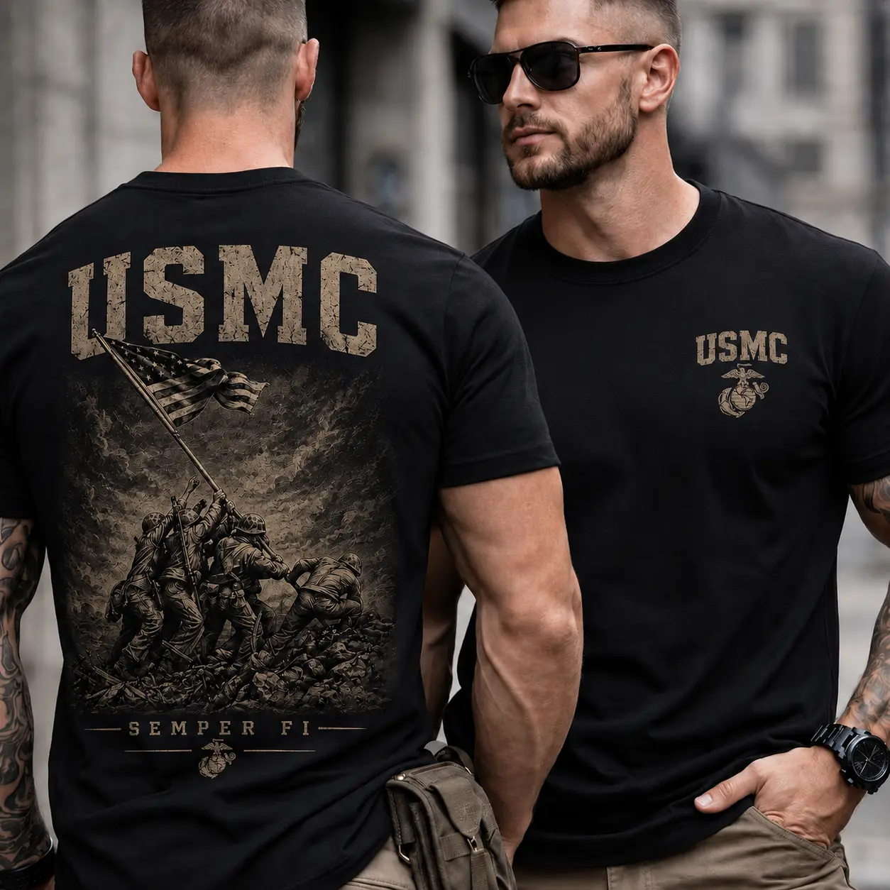 [Copy]USMC Semper Fidelis Shirt