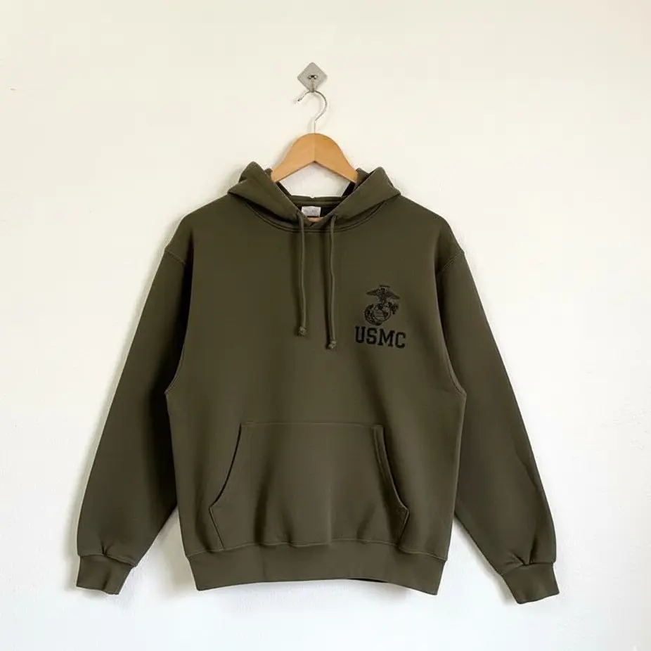 Women's Vintage 90s USMC Graphic Cotton Crewneck Sweatshirt 