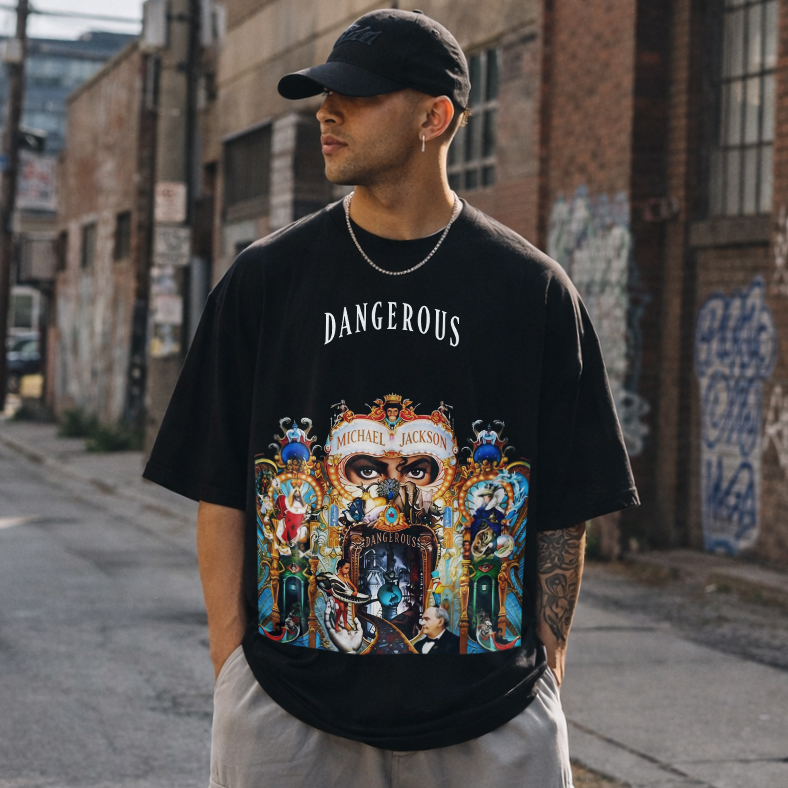 Michael Jackson, Dangerous Printed Men's T-shirt