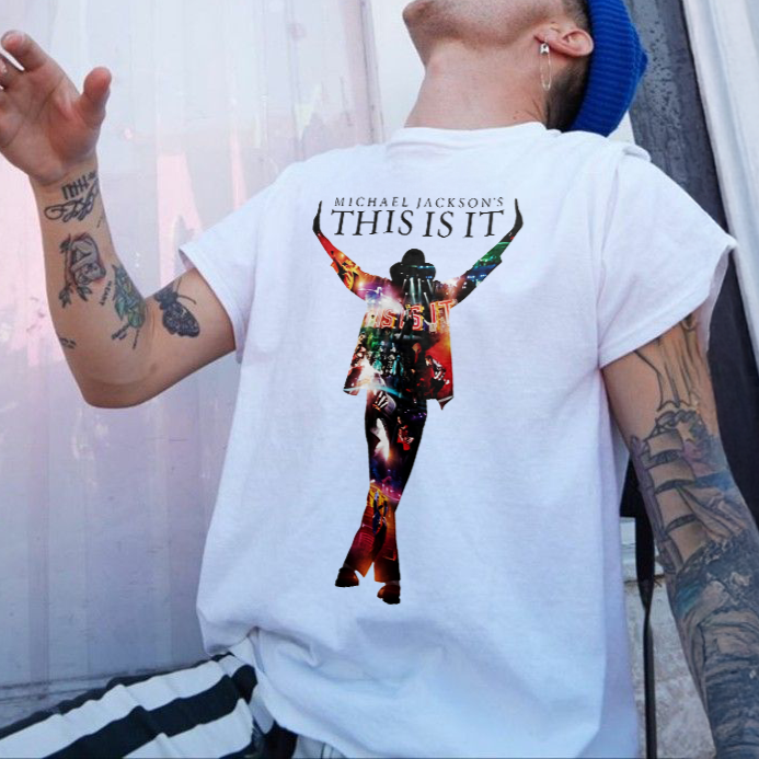 Michael Jackson's This Is It Printed Men's T-shirt