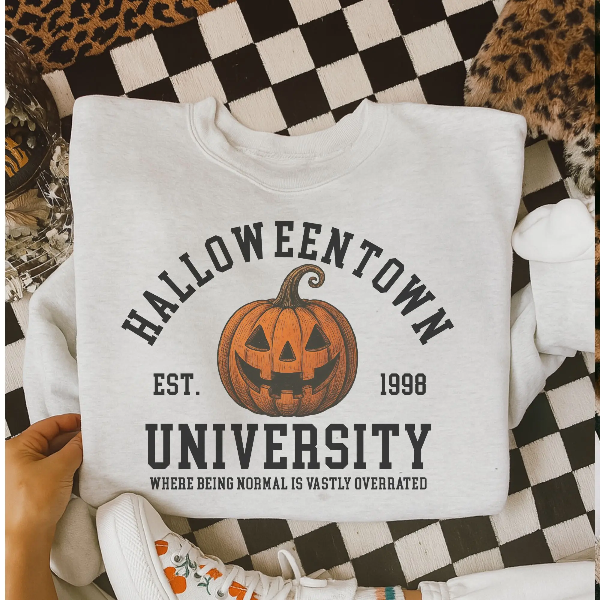 Halloween Town University Pumpkin Sweatshirt
