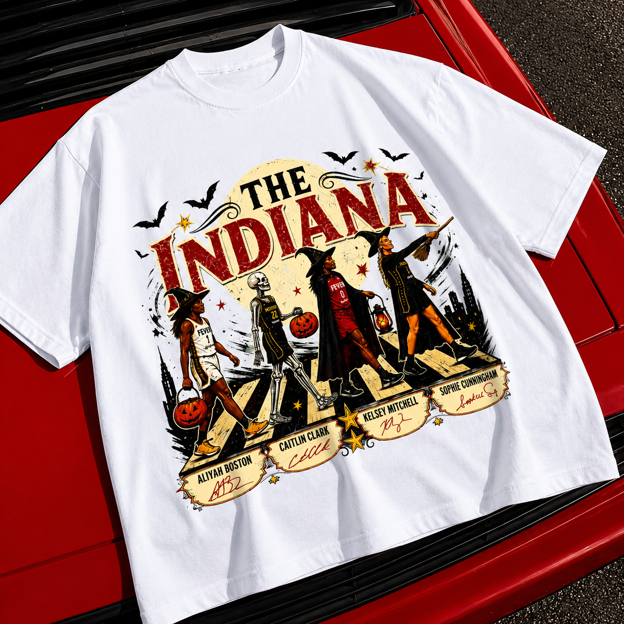 The Basketball Team Halloween Graphic T-Shirt